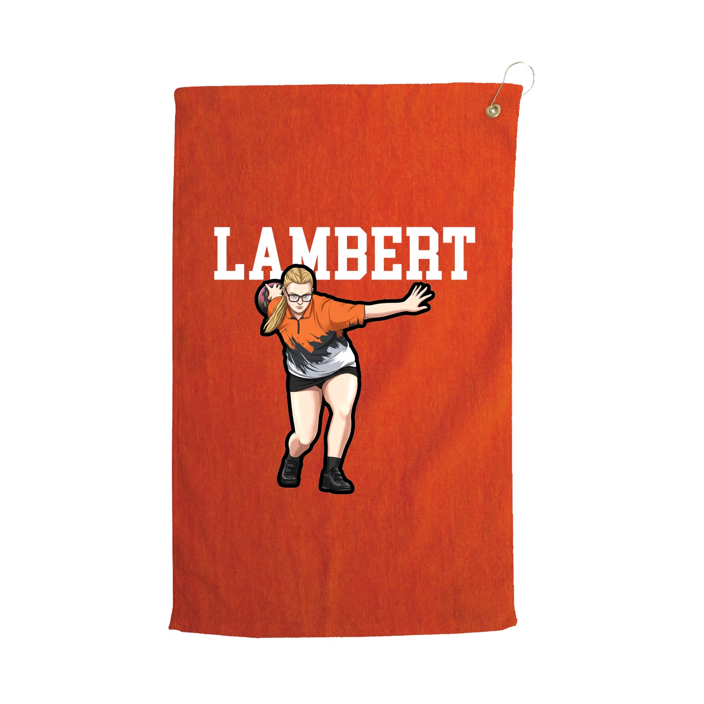 Golf Towel — Shirsey in Orange