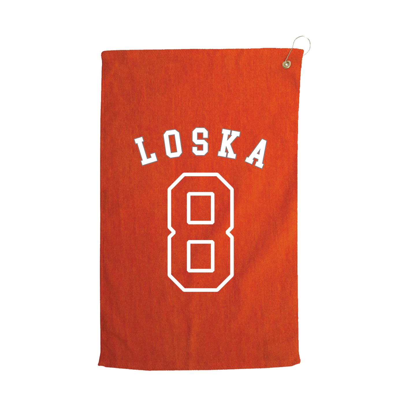 Golf Towel — Shirsey Arch in Orange