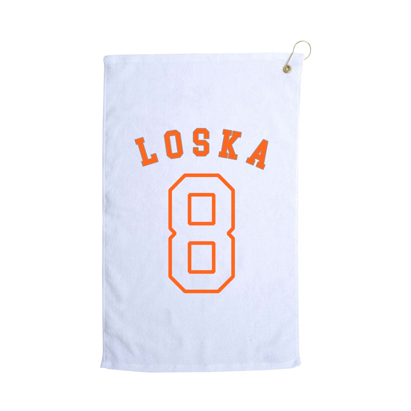 Golf Towel — Shirsey Arch in White