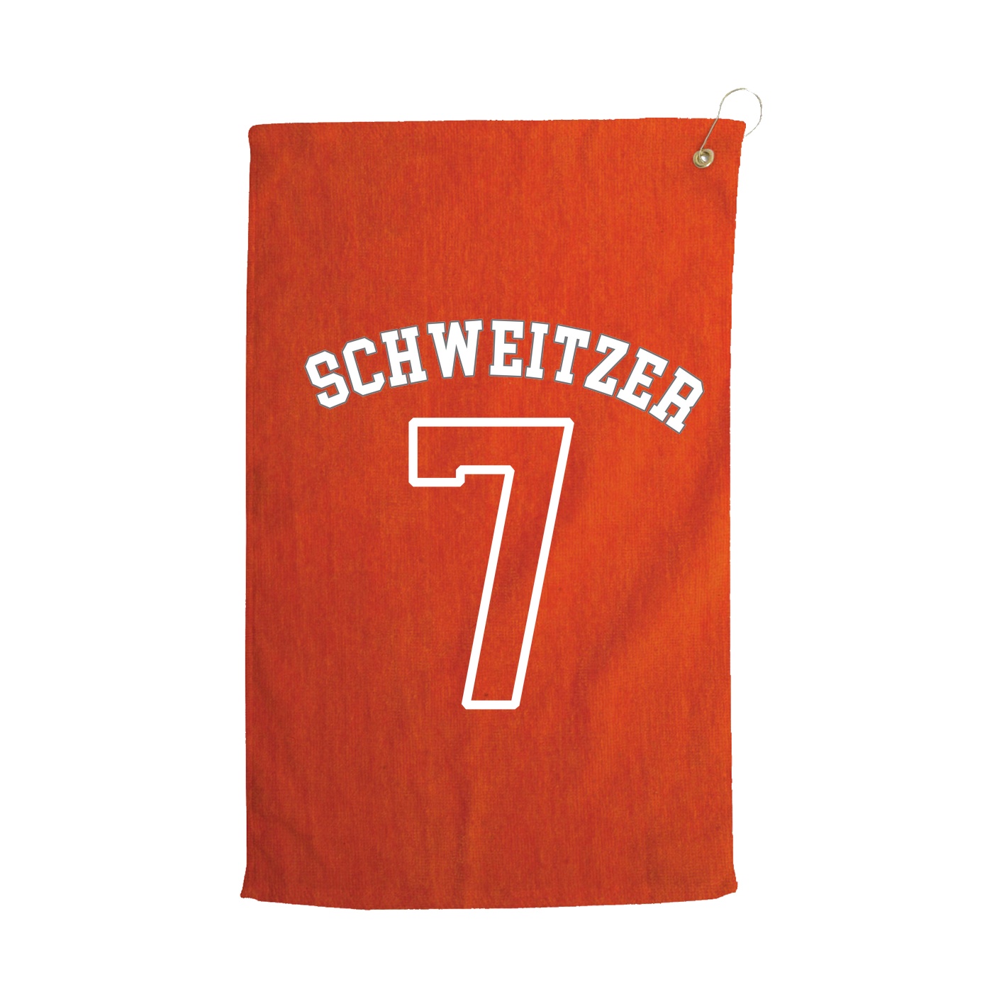 Golf Towel — Shirsey Arch in Orange