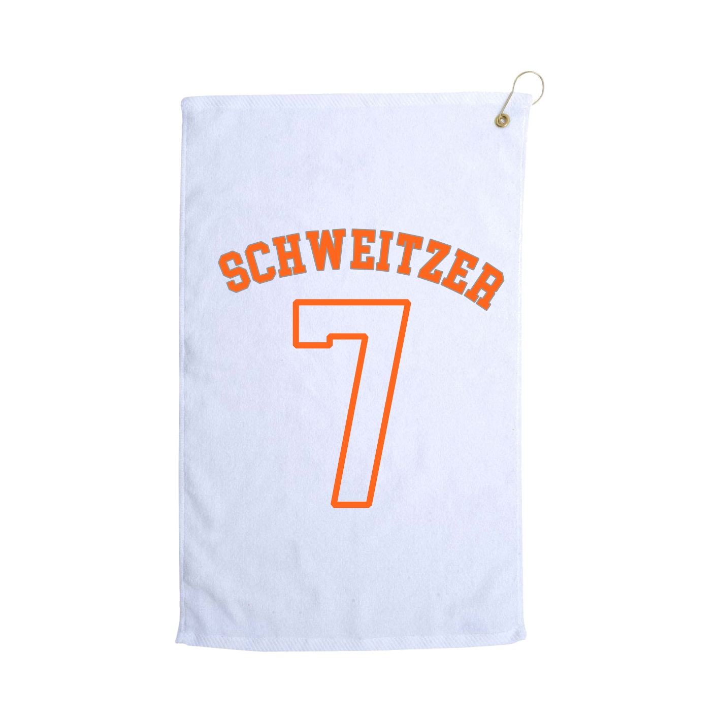 Golf Towel — Shirsey Arch in White