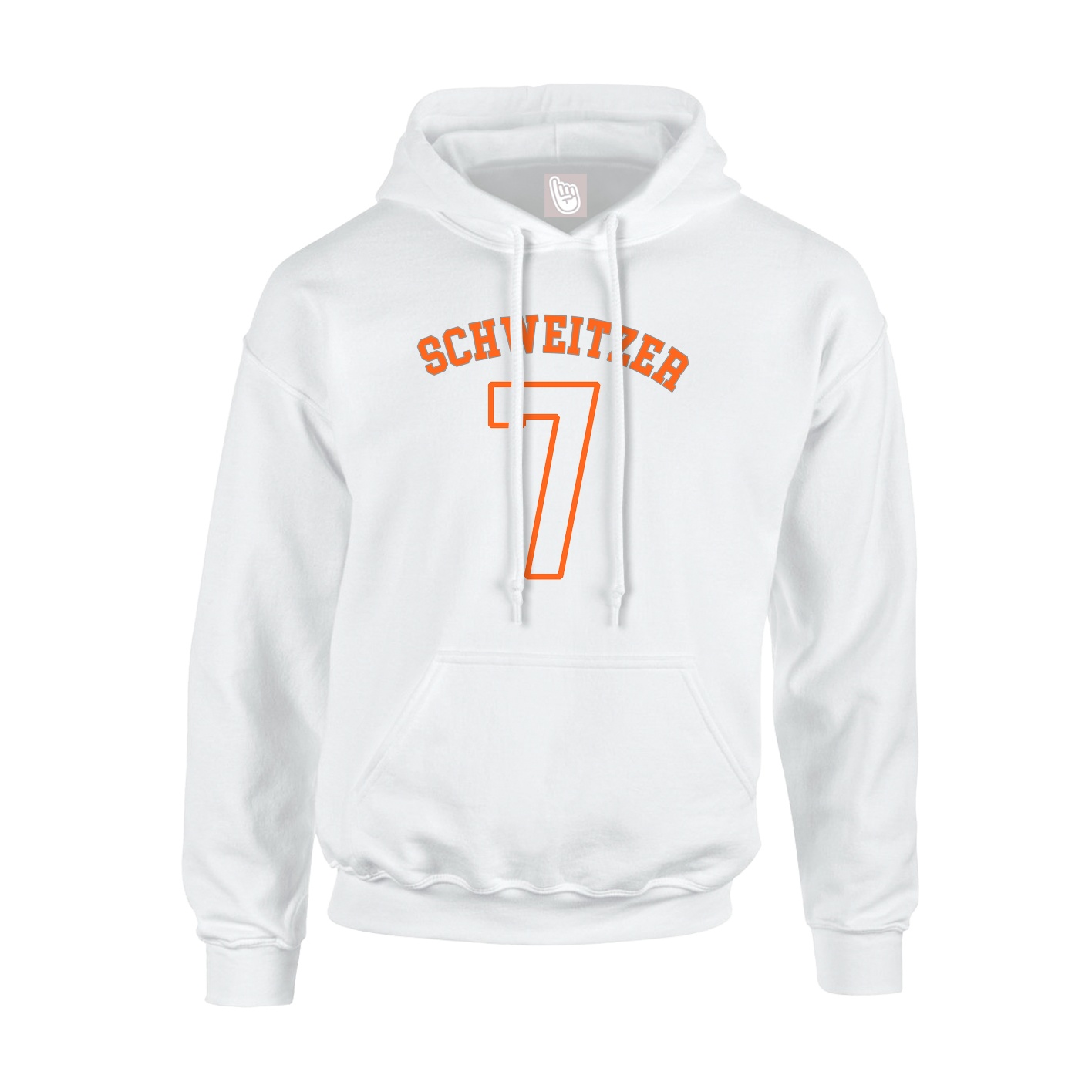 Hoodie — Shirsey Arch in White