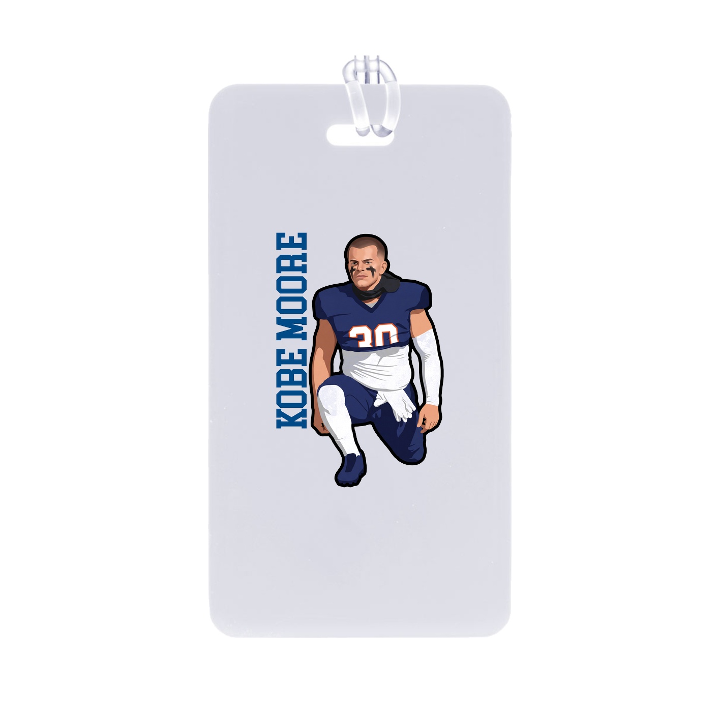 Bag Tag — Name Vertical in Classic
