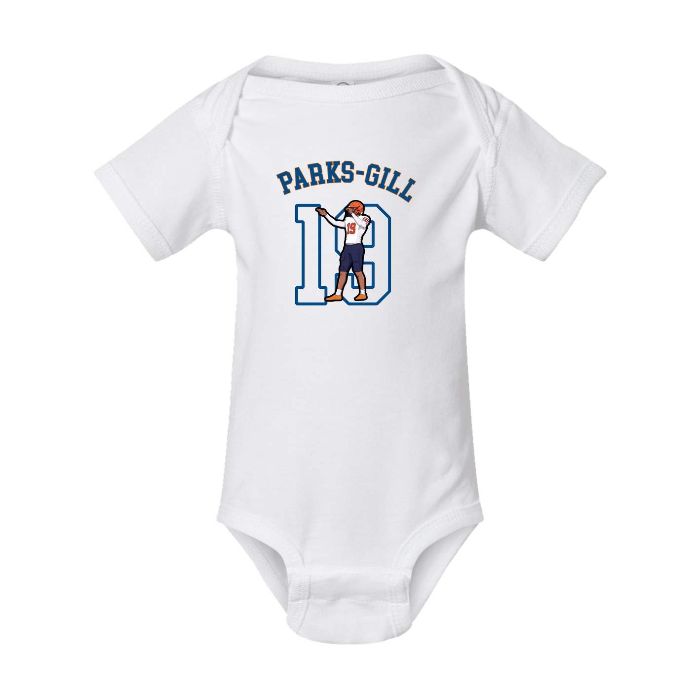 Baby Onesie — Shirsey Arch in White