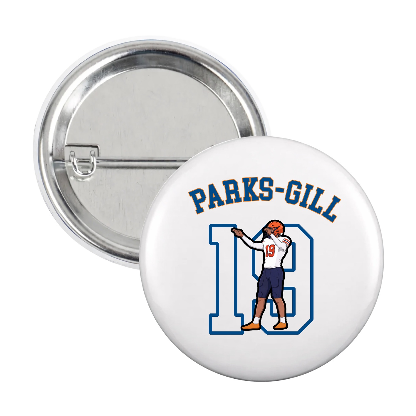 Game Day Button — Shirsey Arch in White