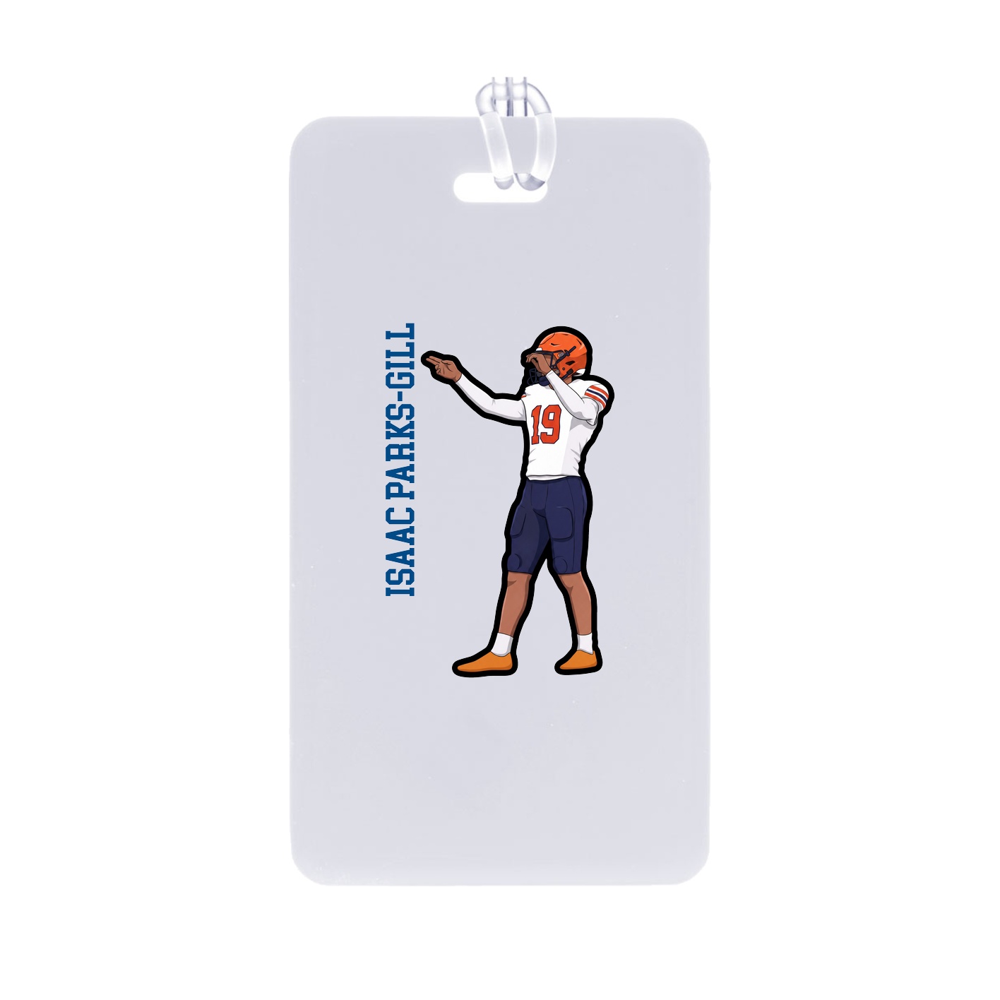 Bag Tag — Name Vertical in Classic