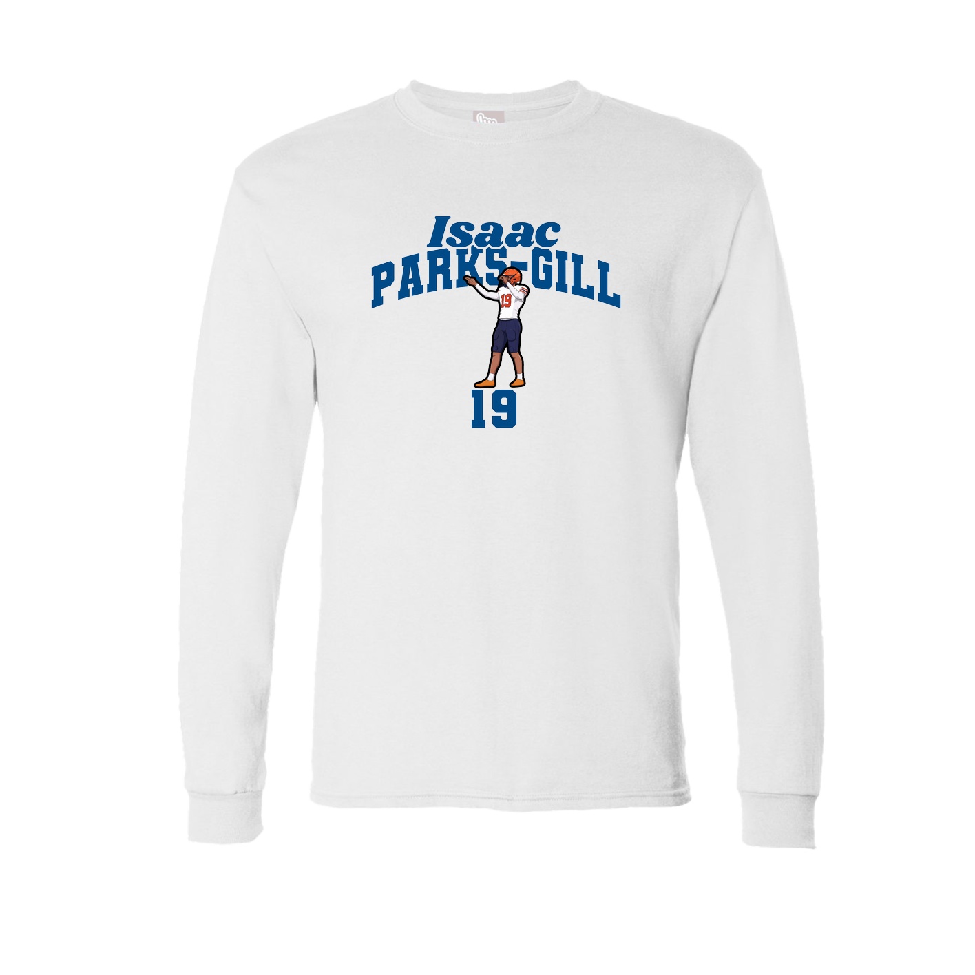 Long Sleeve Tee — Signature Arch in White