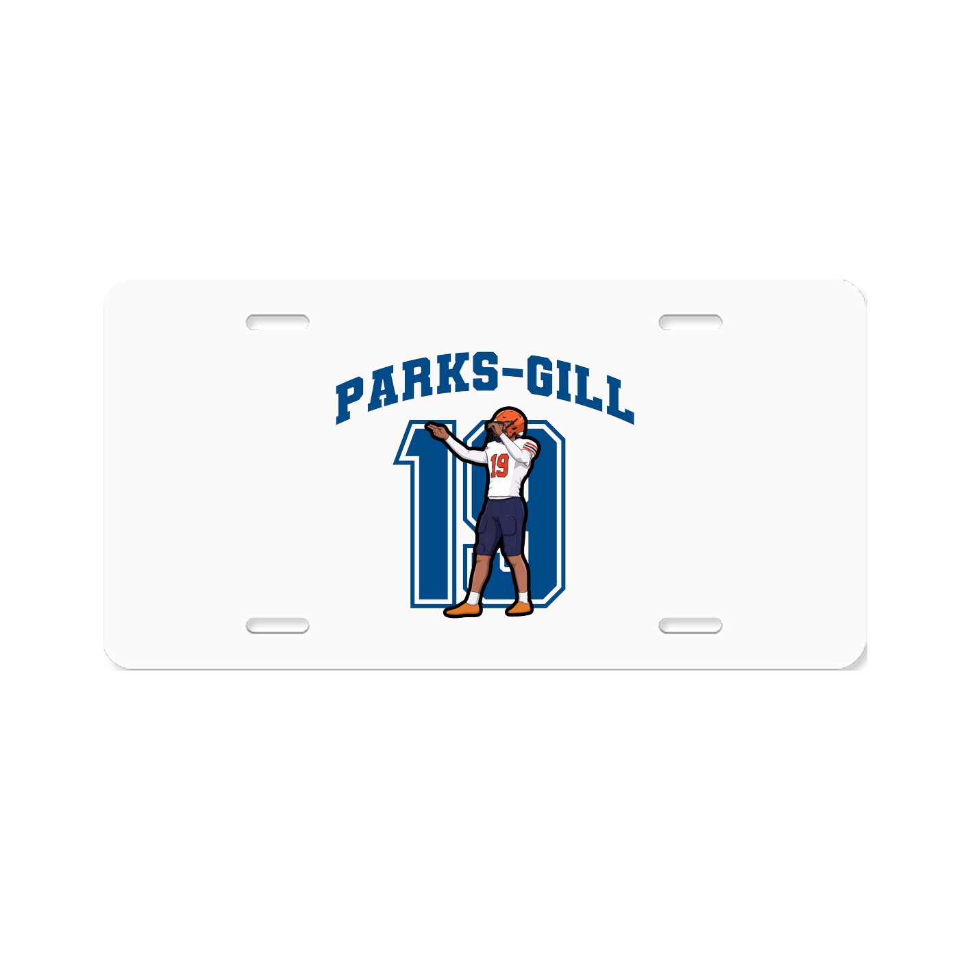 License Plate — Number in Classic