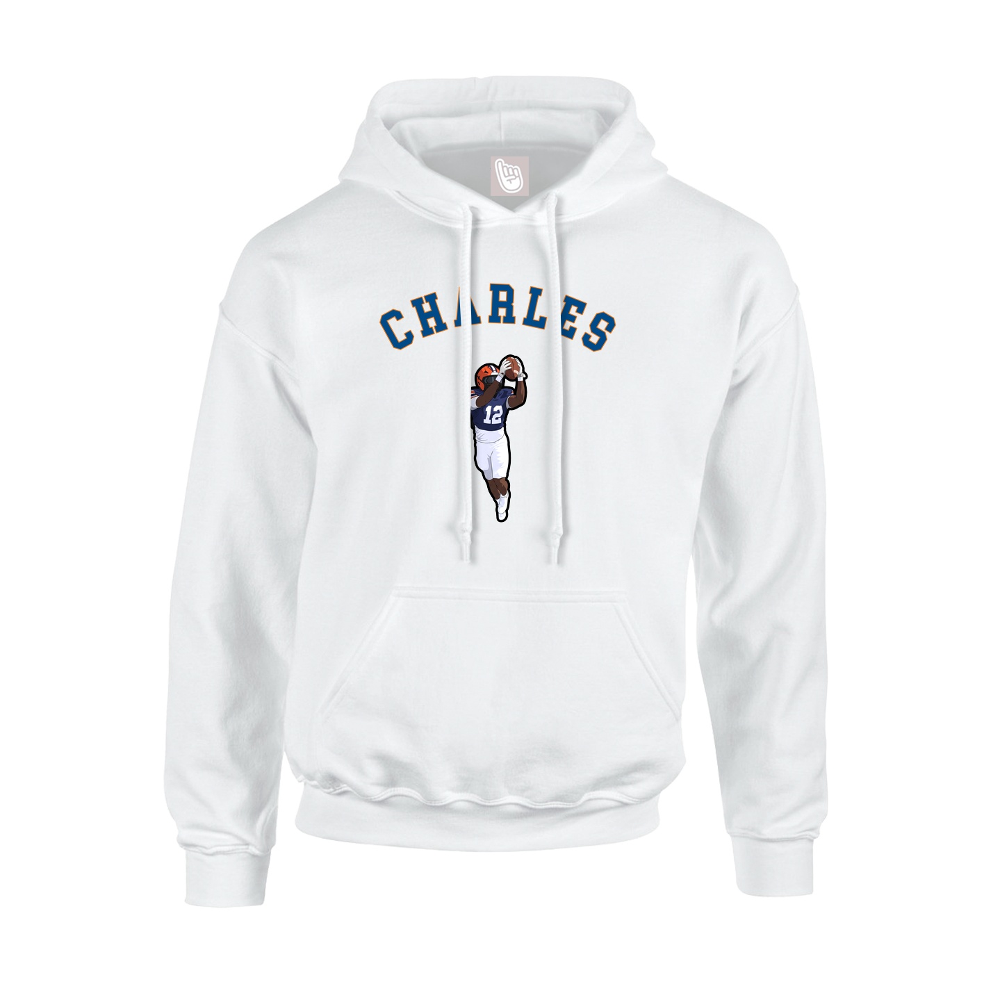 Hoodie — Shirsey Arch in White