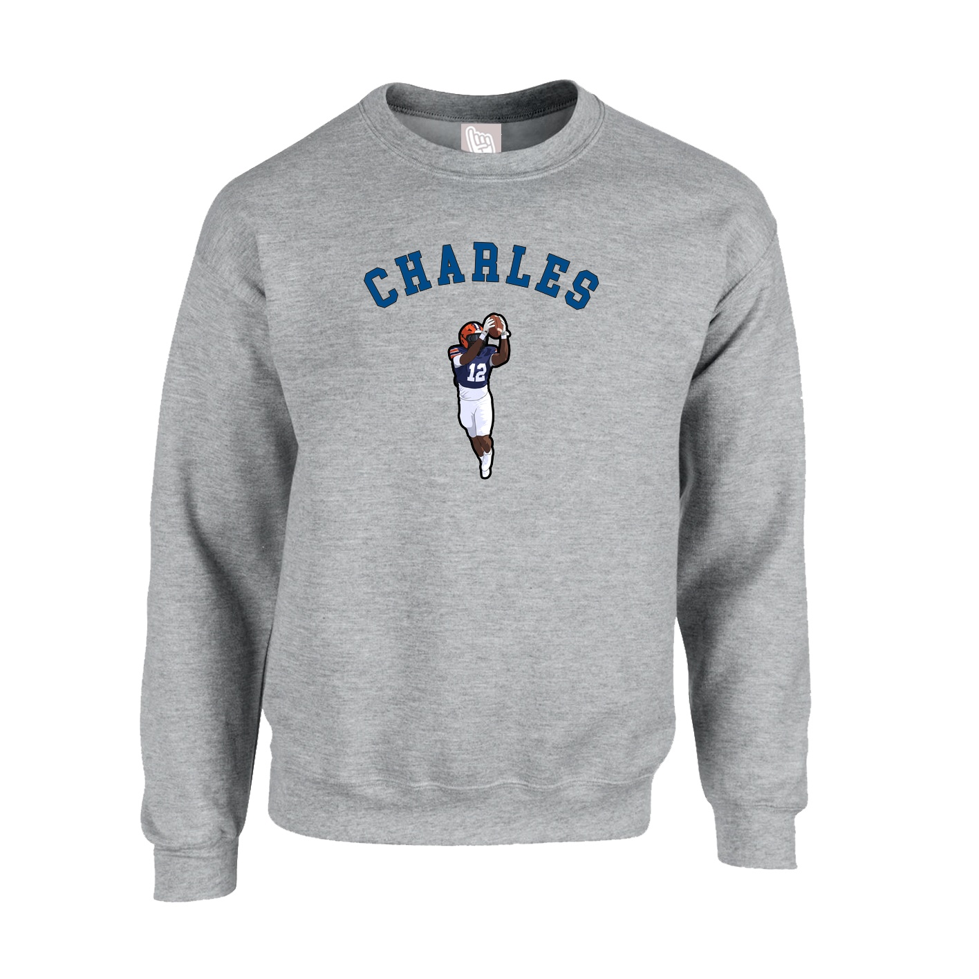 Fleece Crew — Shirsey Arch in Grey