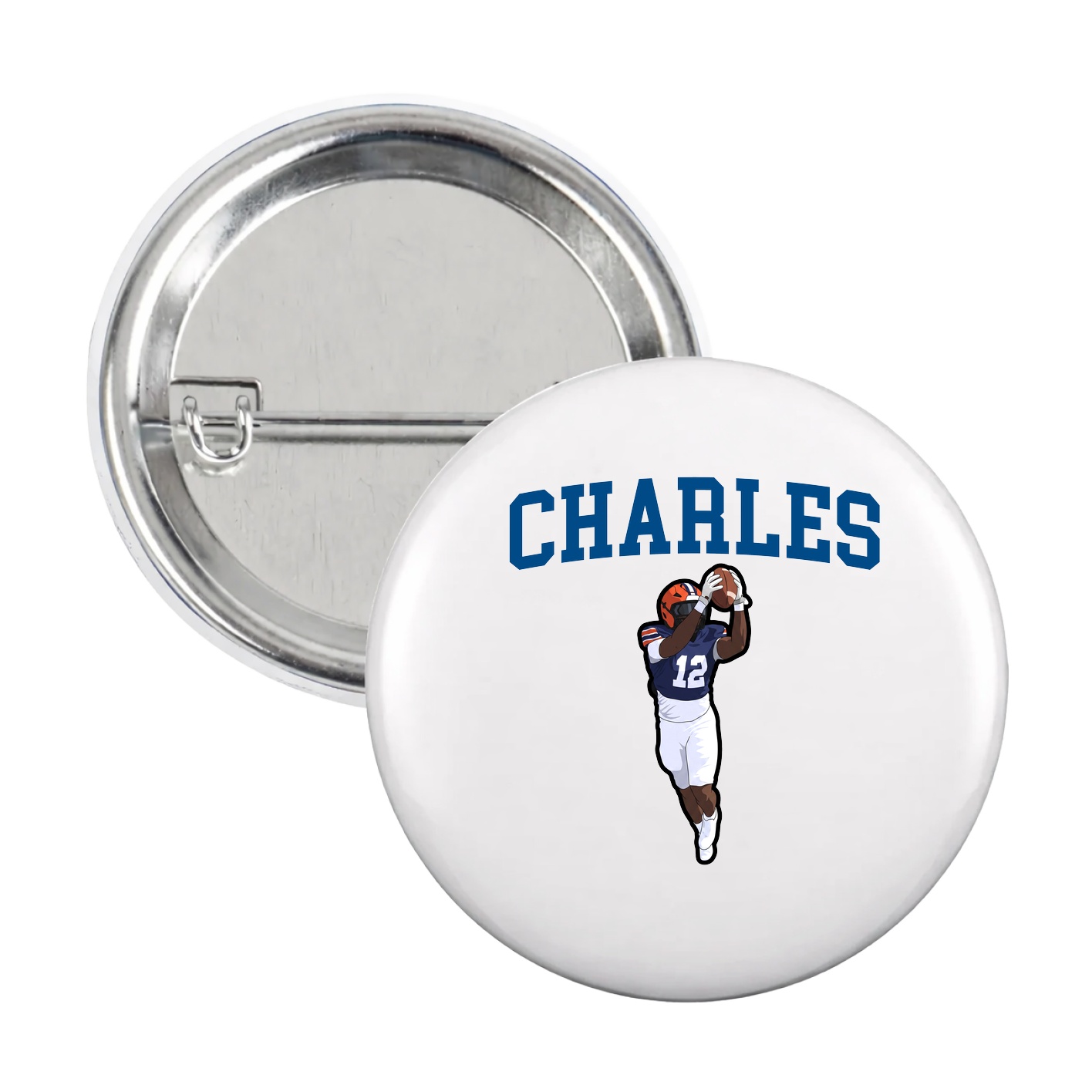 Game Day Button — Shirsey in White