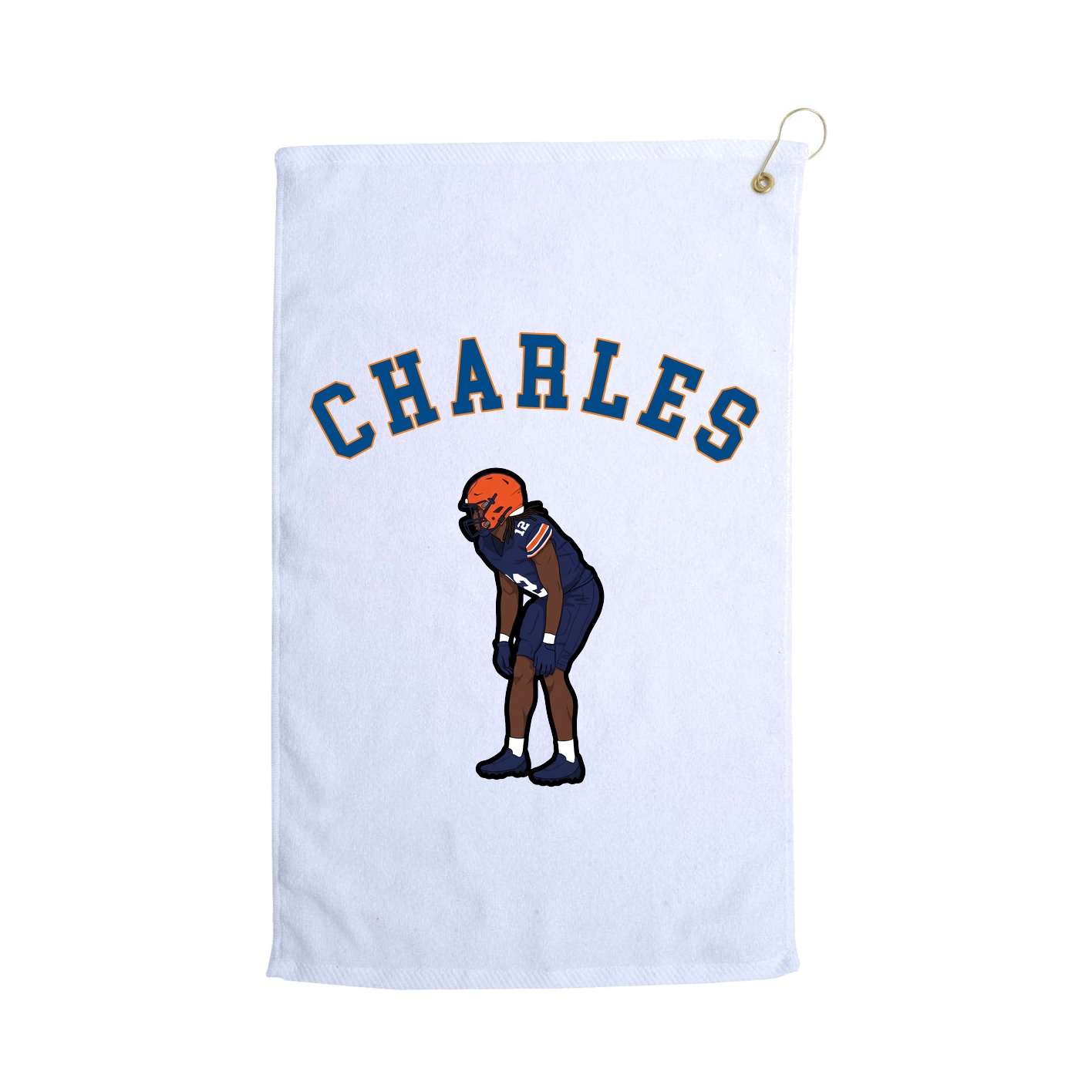 Golf Towel — Shirsey Arch in White