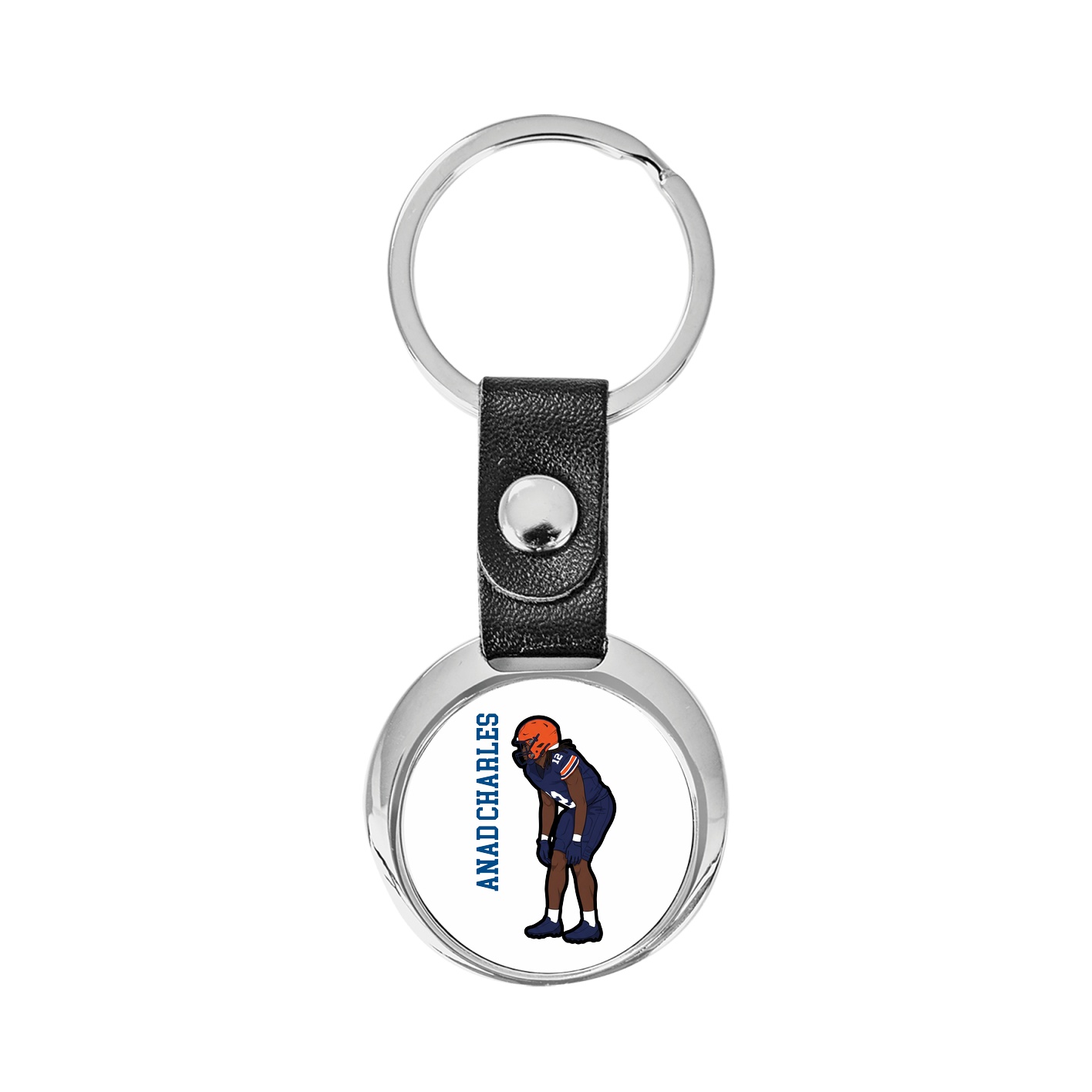 Key Chain — Name Vertical in Classic
