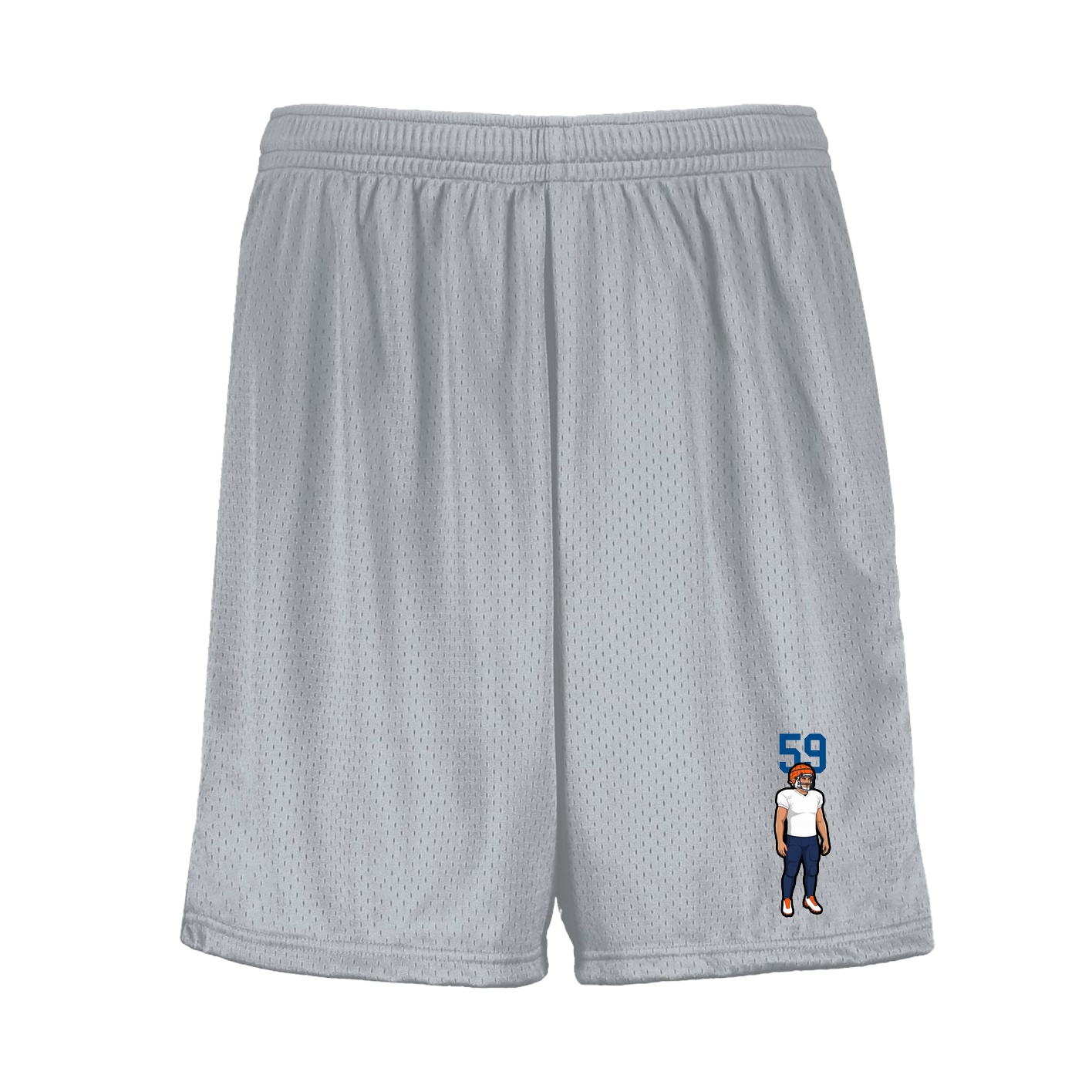 Shorts — Number Top in Silver