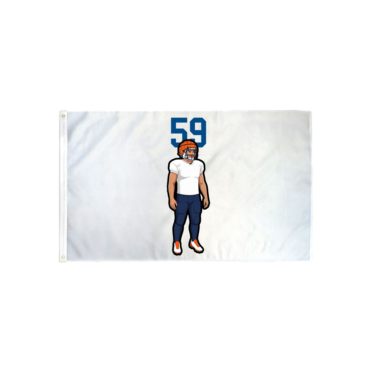 3x5 Flag — Number Top in Classic