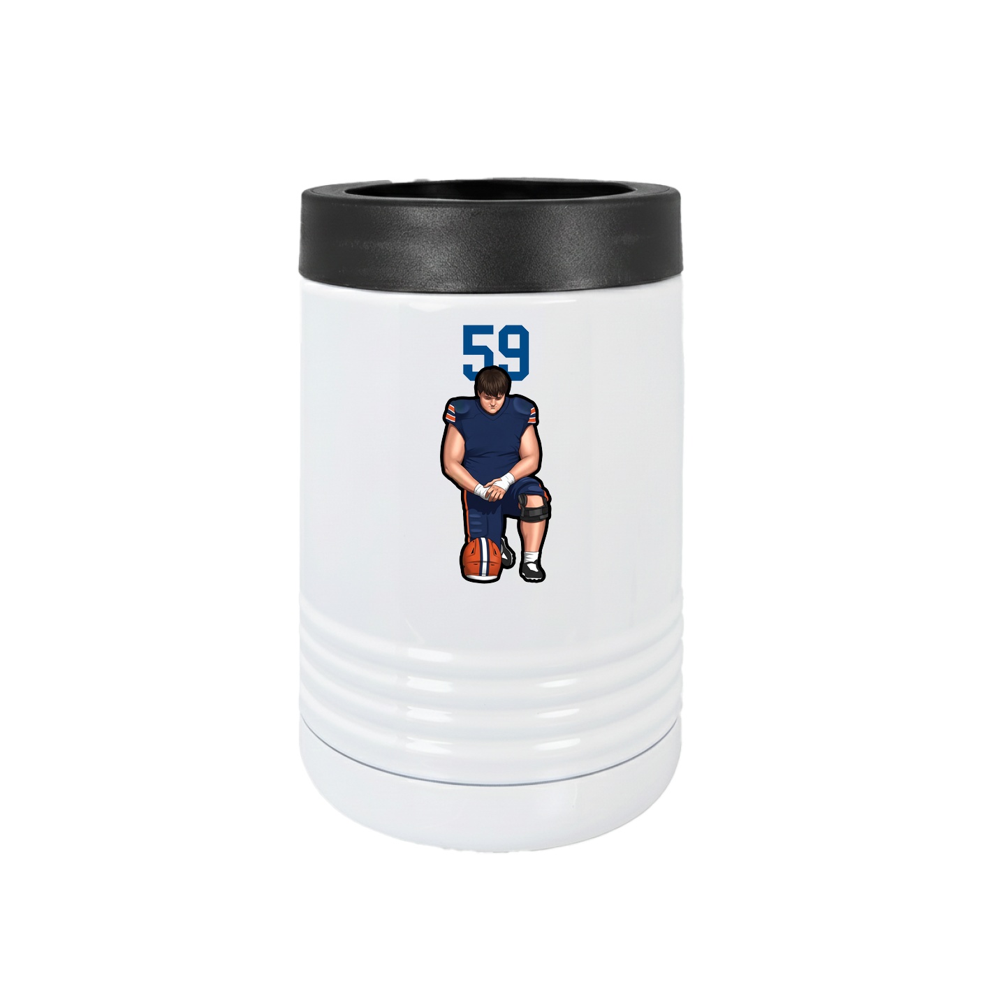 Beverage Holder — Number Top in White