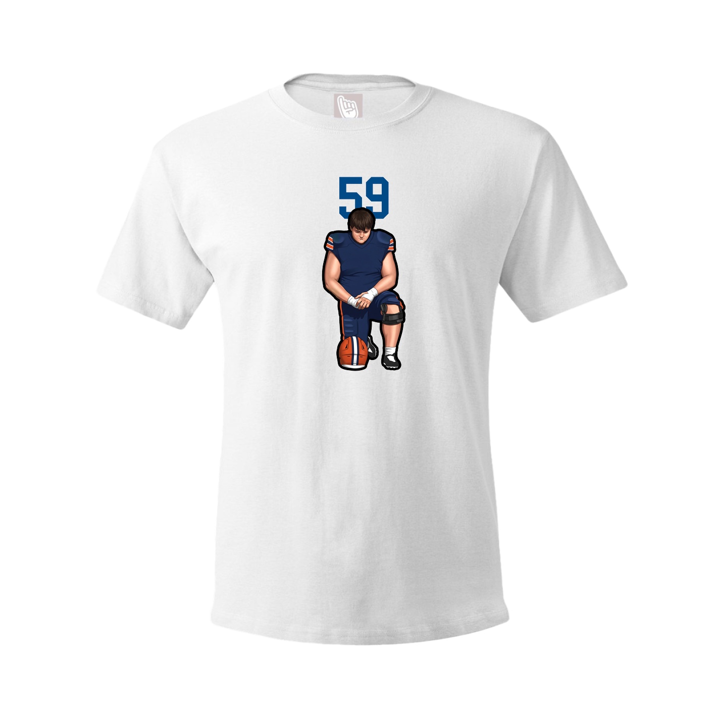 Tee — Number Top in White