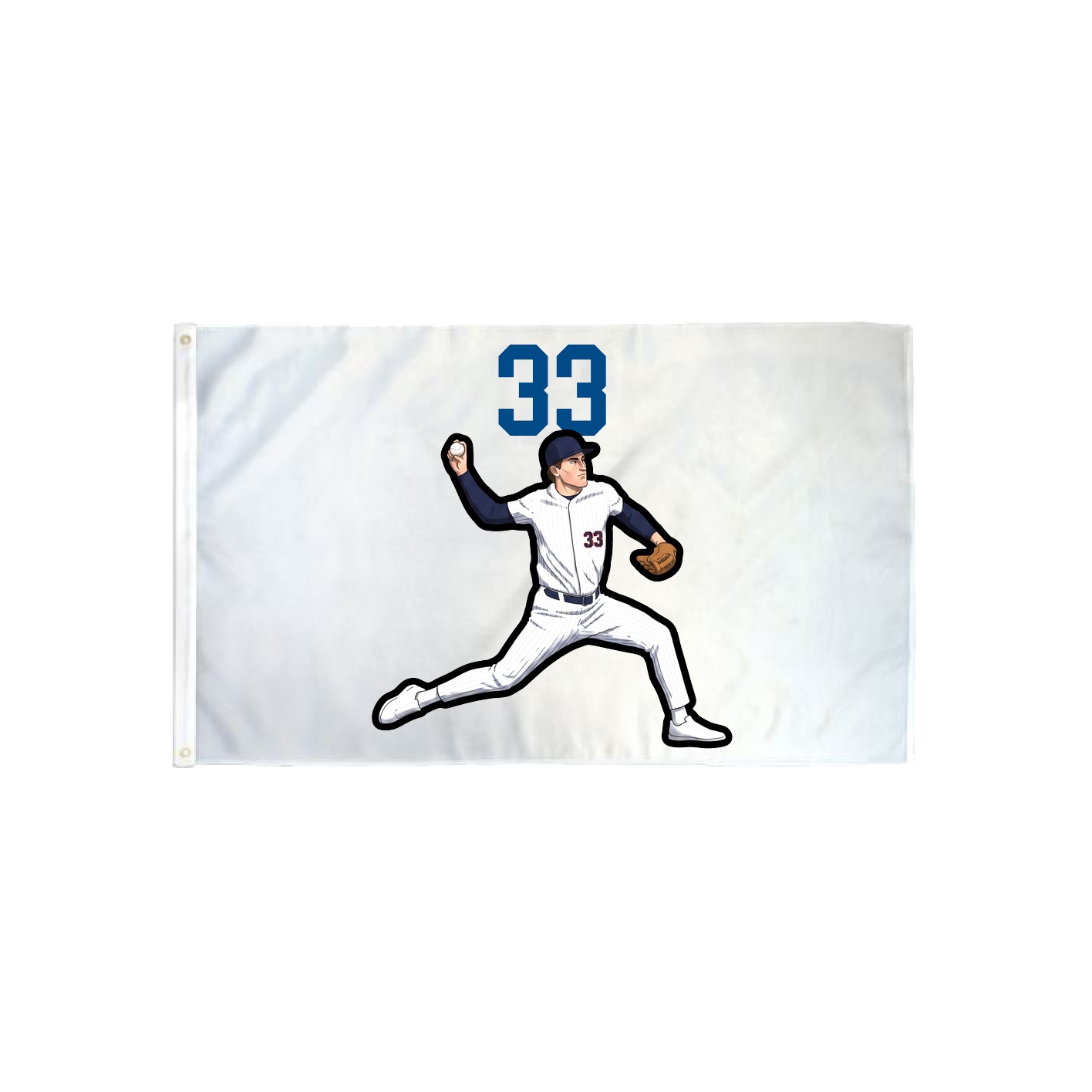 3x5 Flag — Number Top in Classic