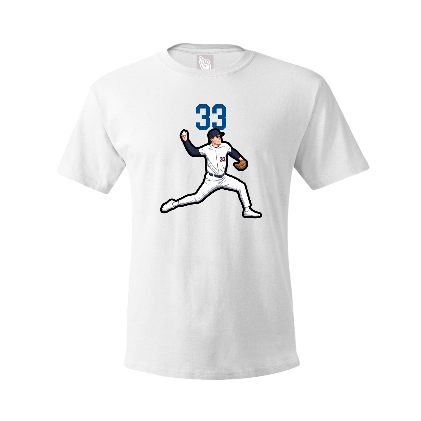 Tee — Number Top in White