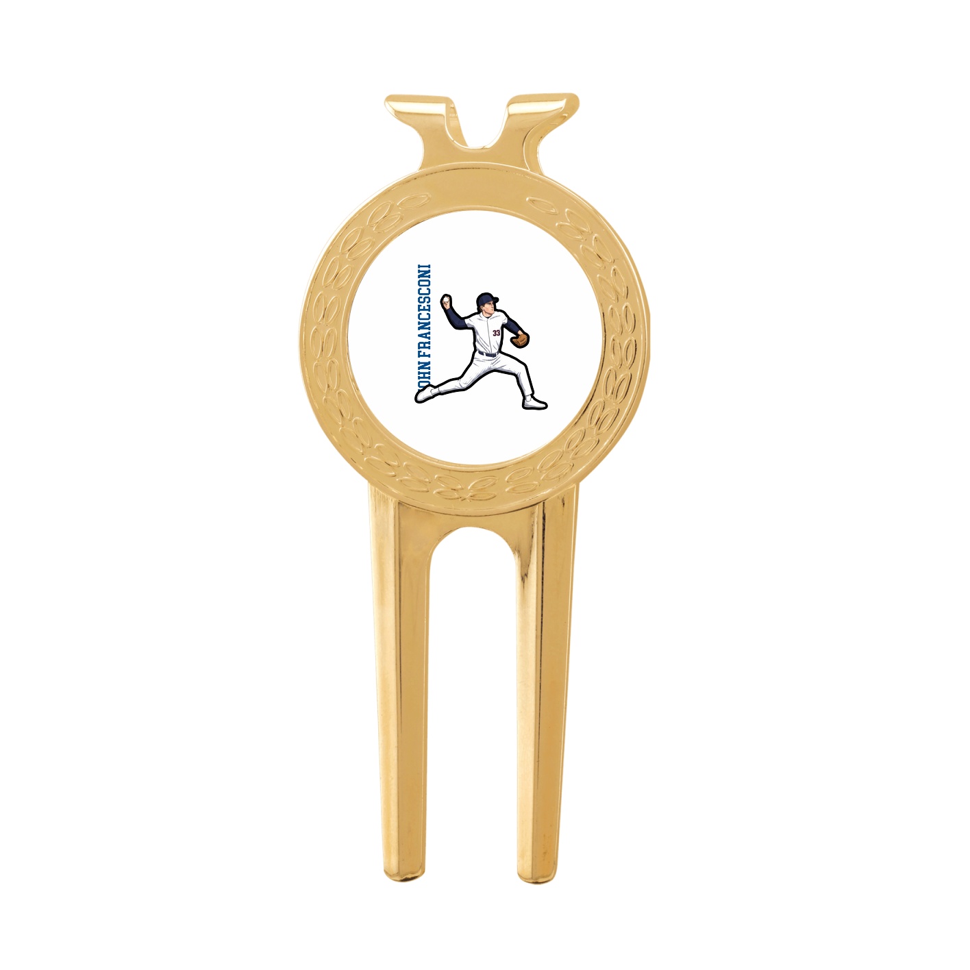 Divot Tool with Ball Marker — Name Vertical in Classic
