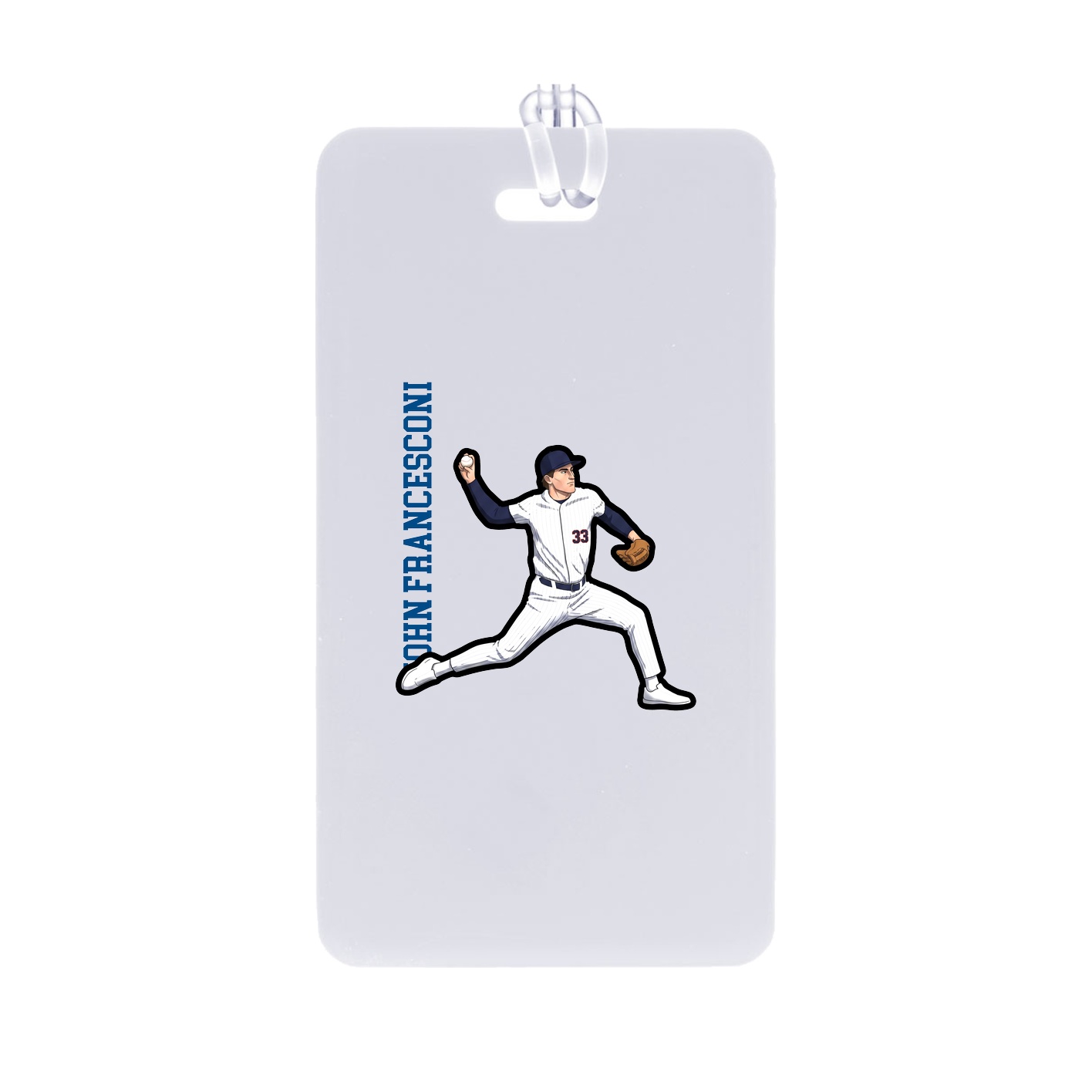 Bag Tag — Name Vertical in Classic