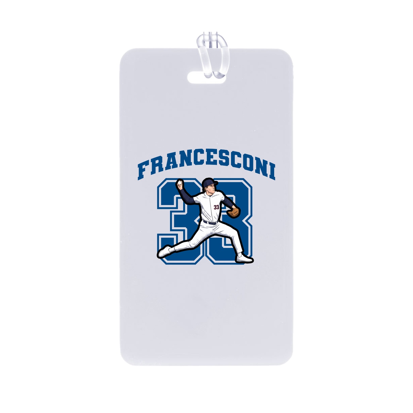 Bag Tag — Number in Classic