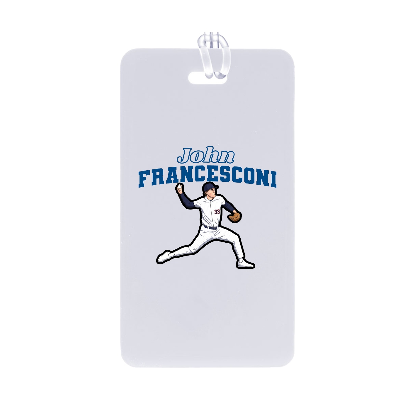 Bag Tag — Name Arch in Classic