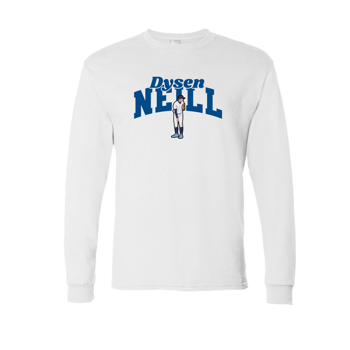Long Sleeve Tee — Signature Arch in White