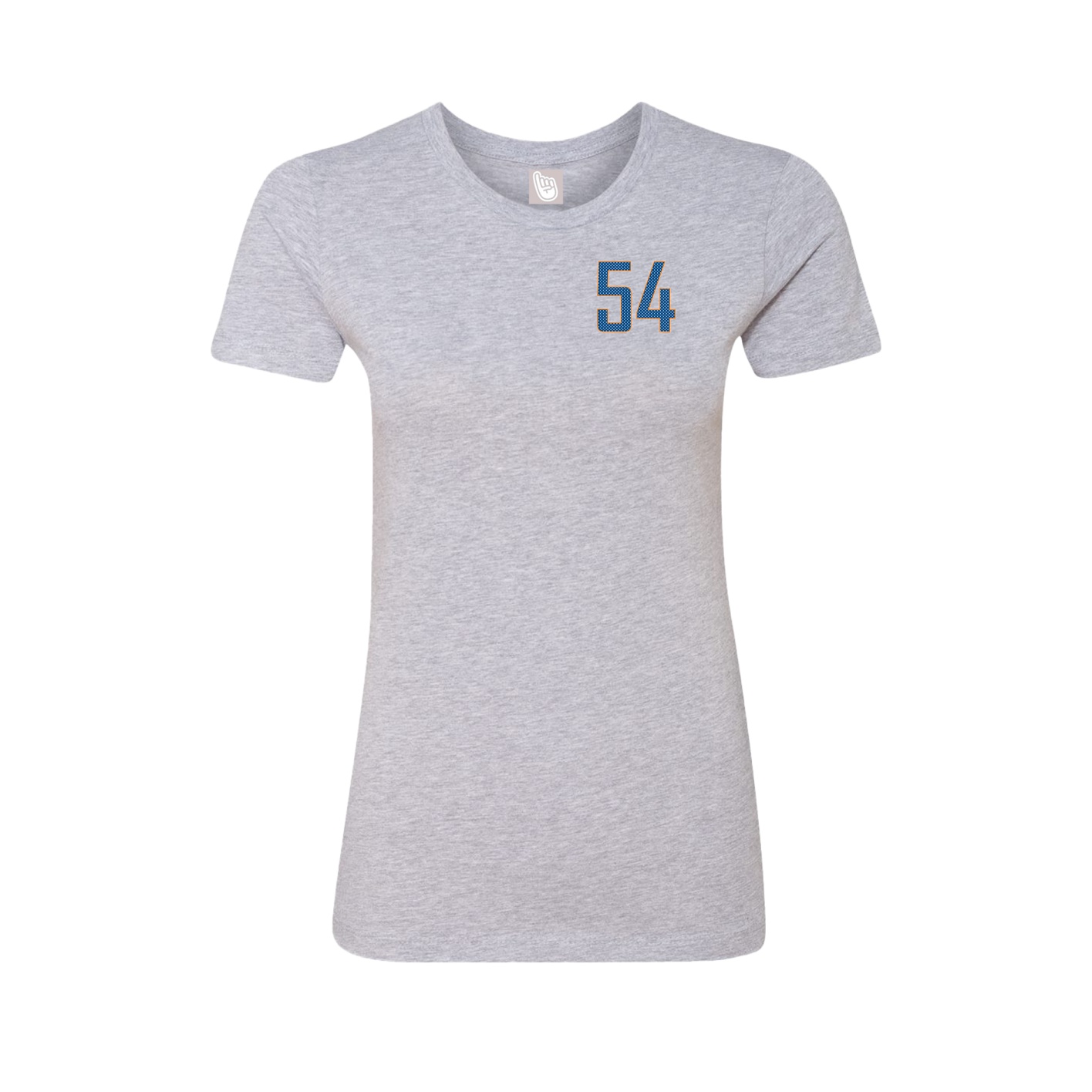 Fitted Women's Tee — Front Shirsy in Grey