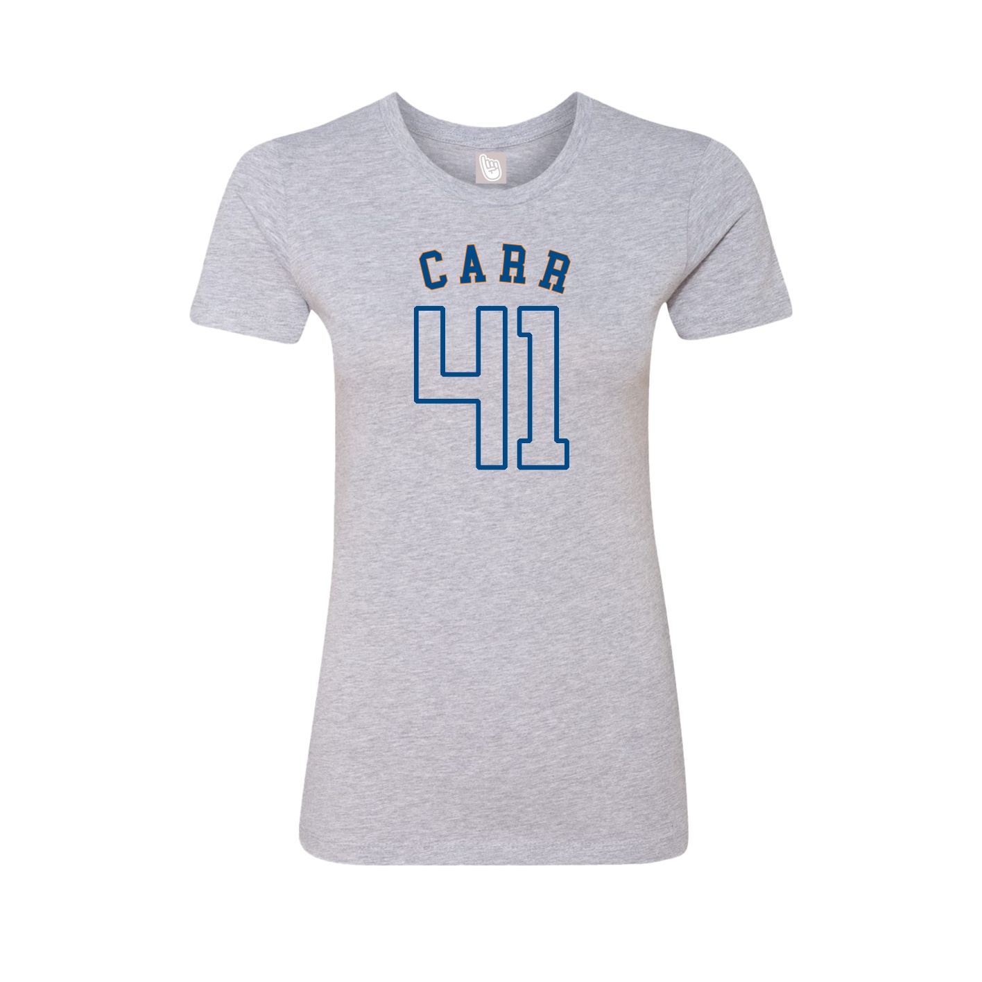 Fitted Women's Tee — Shirsey Arch in Grey