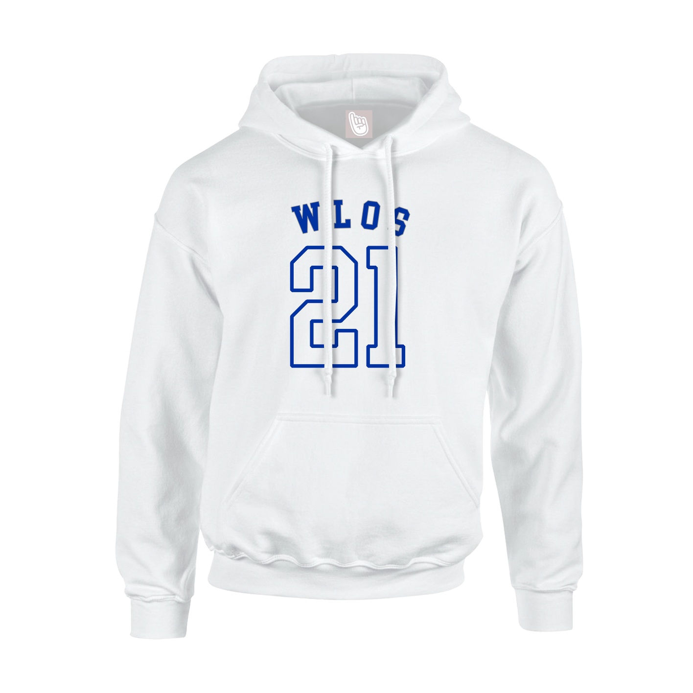 Hoodie — Shirsey Arch in White