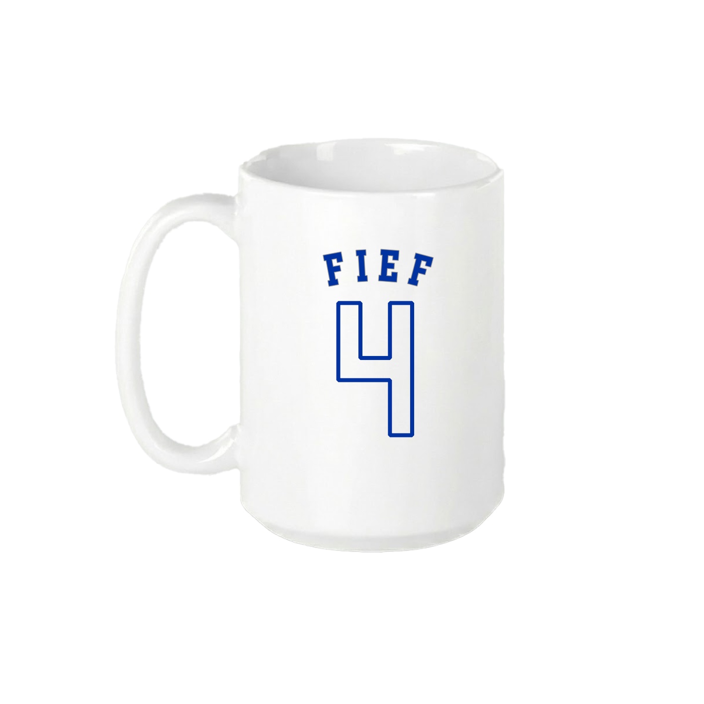15oz Coffee Mug — Shirsey Arch in White