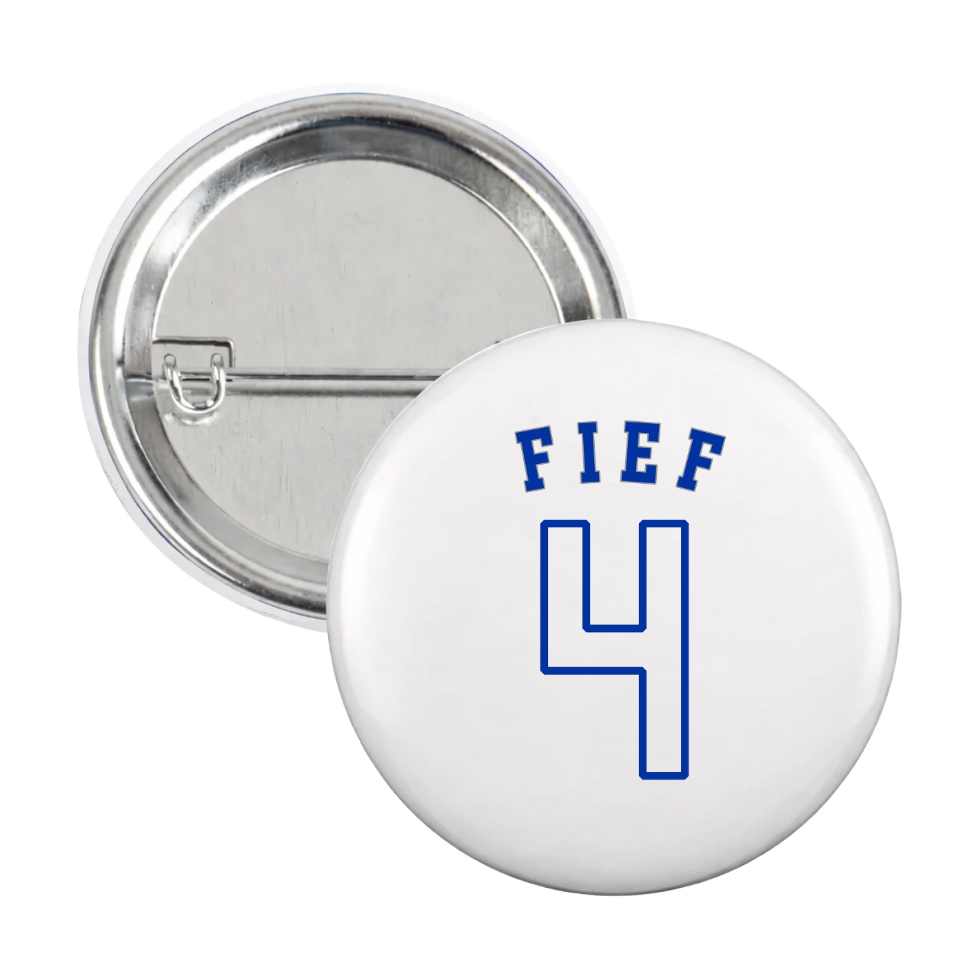 Game Day Button — Shirsey Arch in White