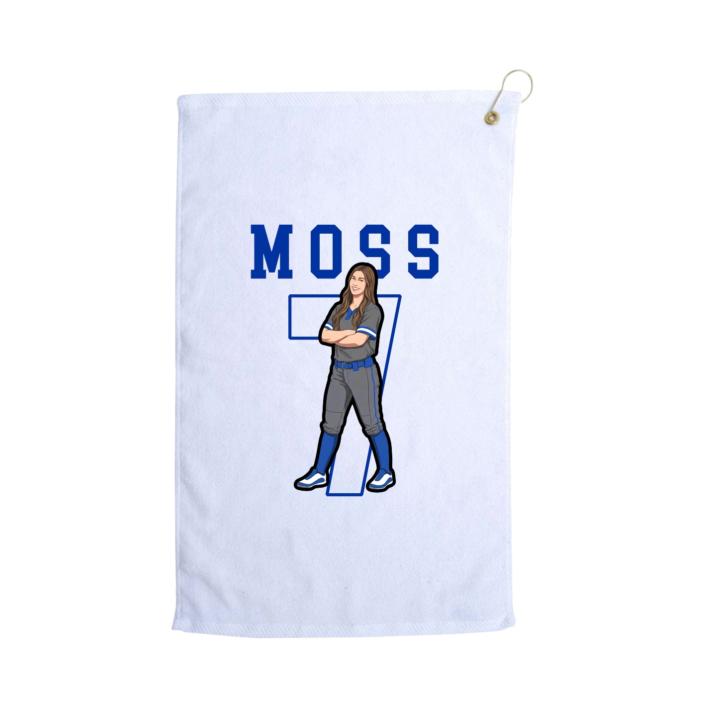 Golf Towel — Shirsey in White