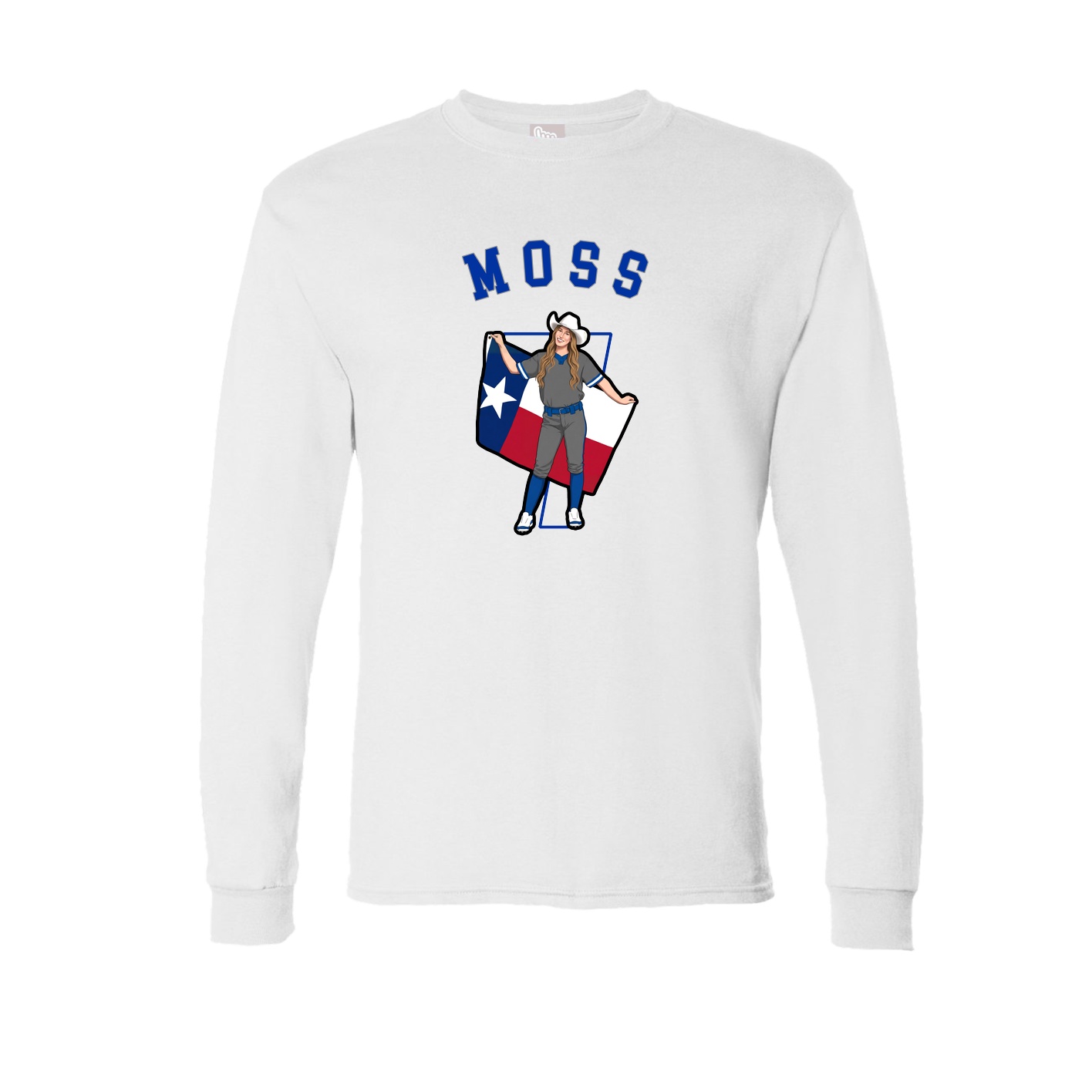 Long Sleeve Tee — Shirsey Arch in White