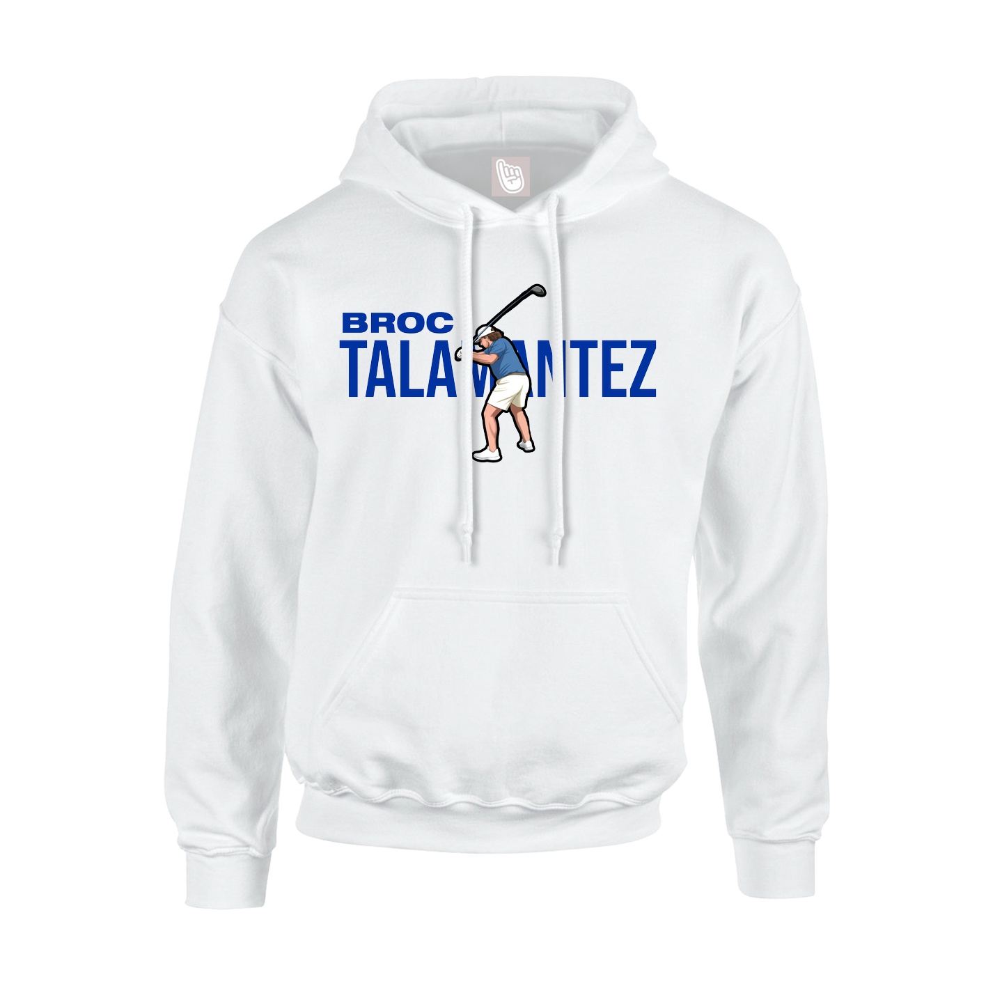 Youth Hoodie — Player Name in White