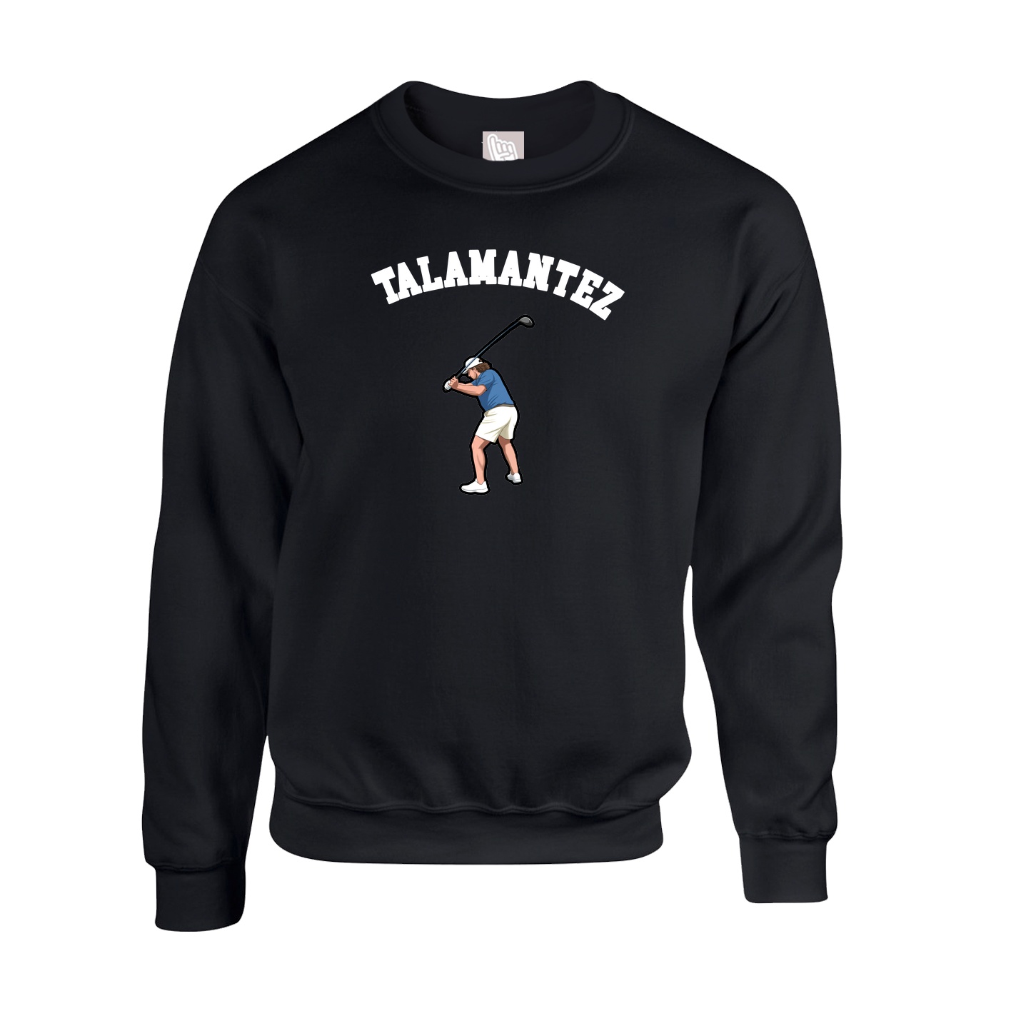 Fleece Crew — Shirsey Arch in Black