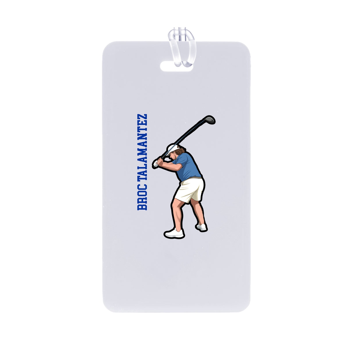 Bag Tag — Name Vertical in Classic