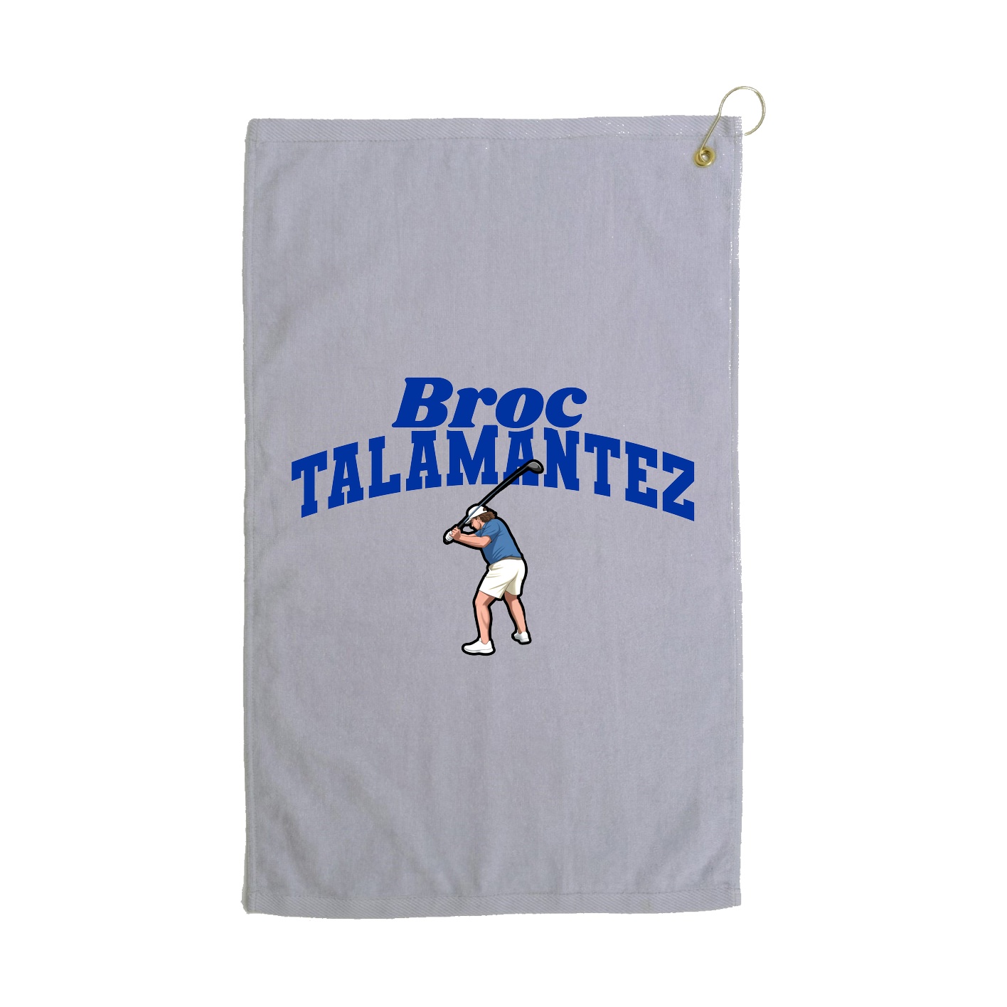 Golf Towel — Signature Arch in Grey
