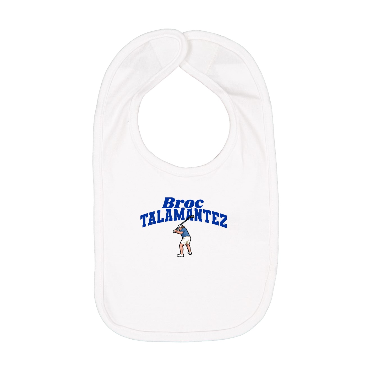 Infant Bib — Signature Arch in White