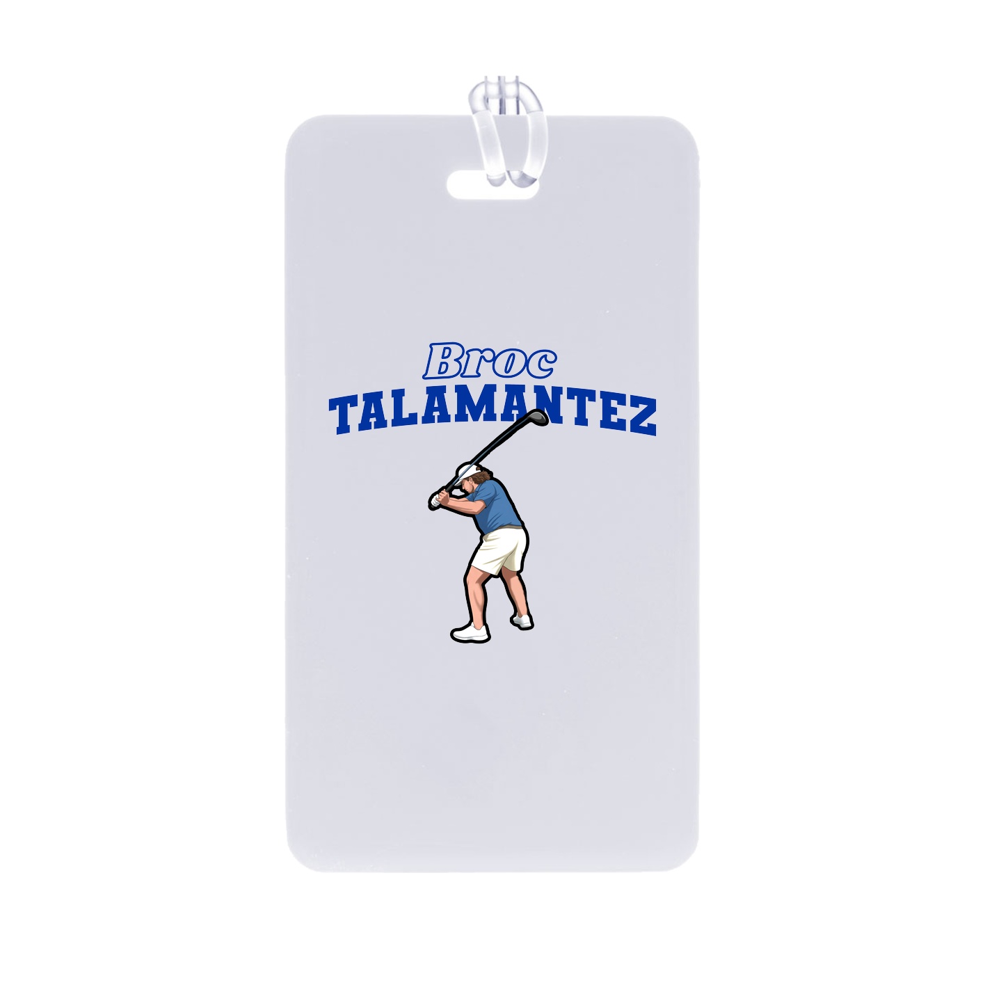 Bag Tag — Name Arch in Classic