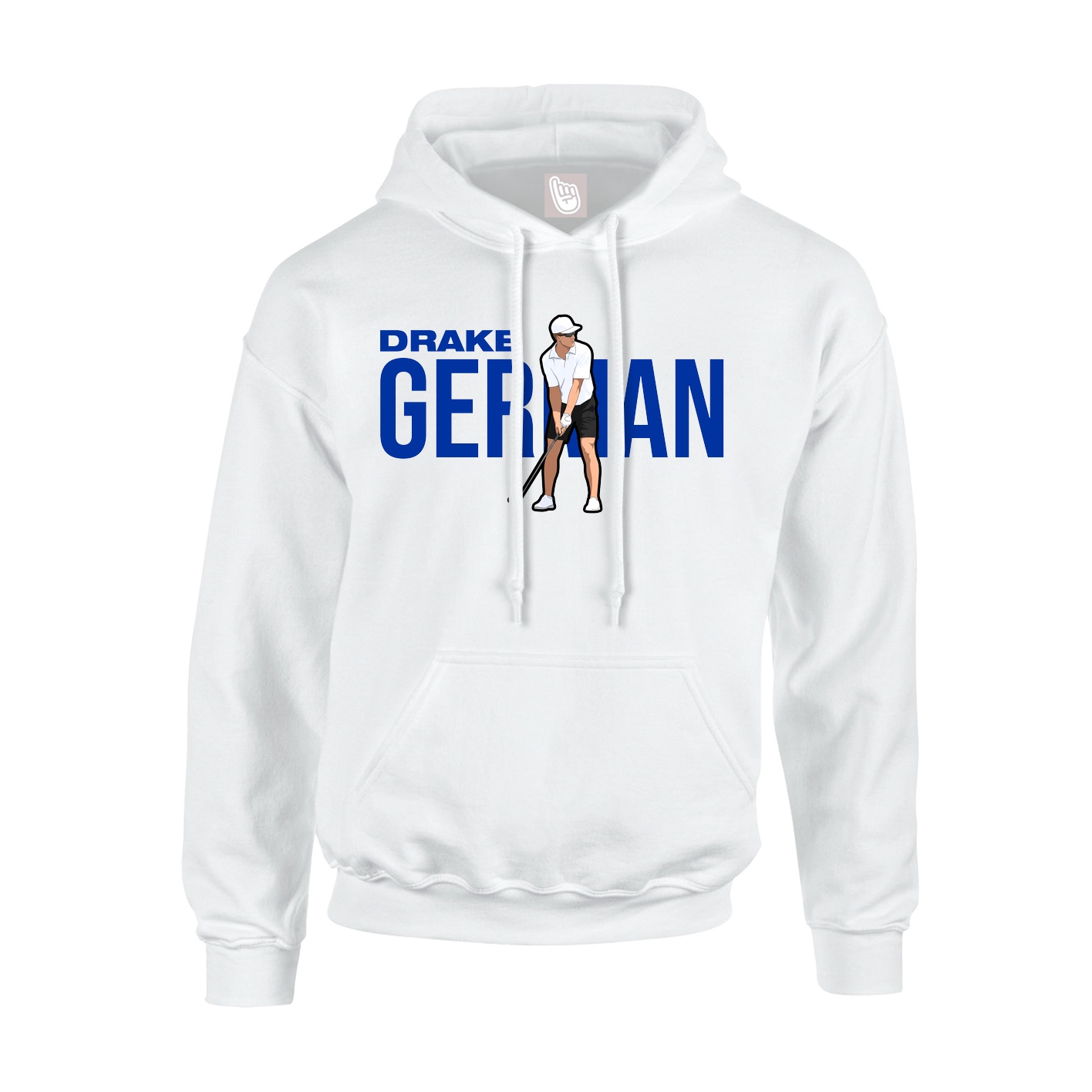 Youth Hoodie — Player Name in White