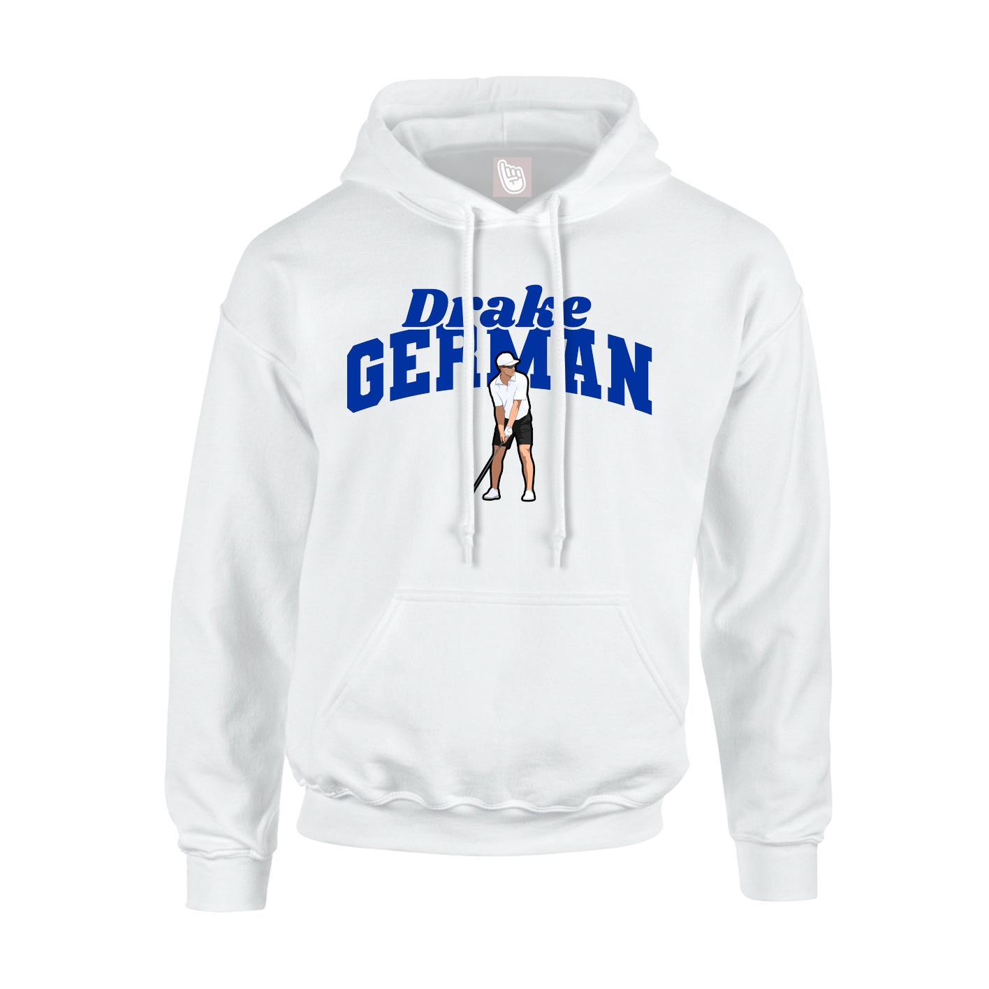 Hoodie — Signature Arch in White