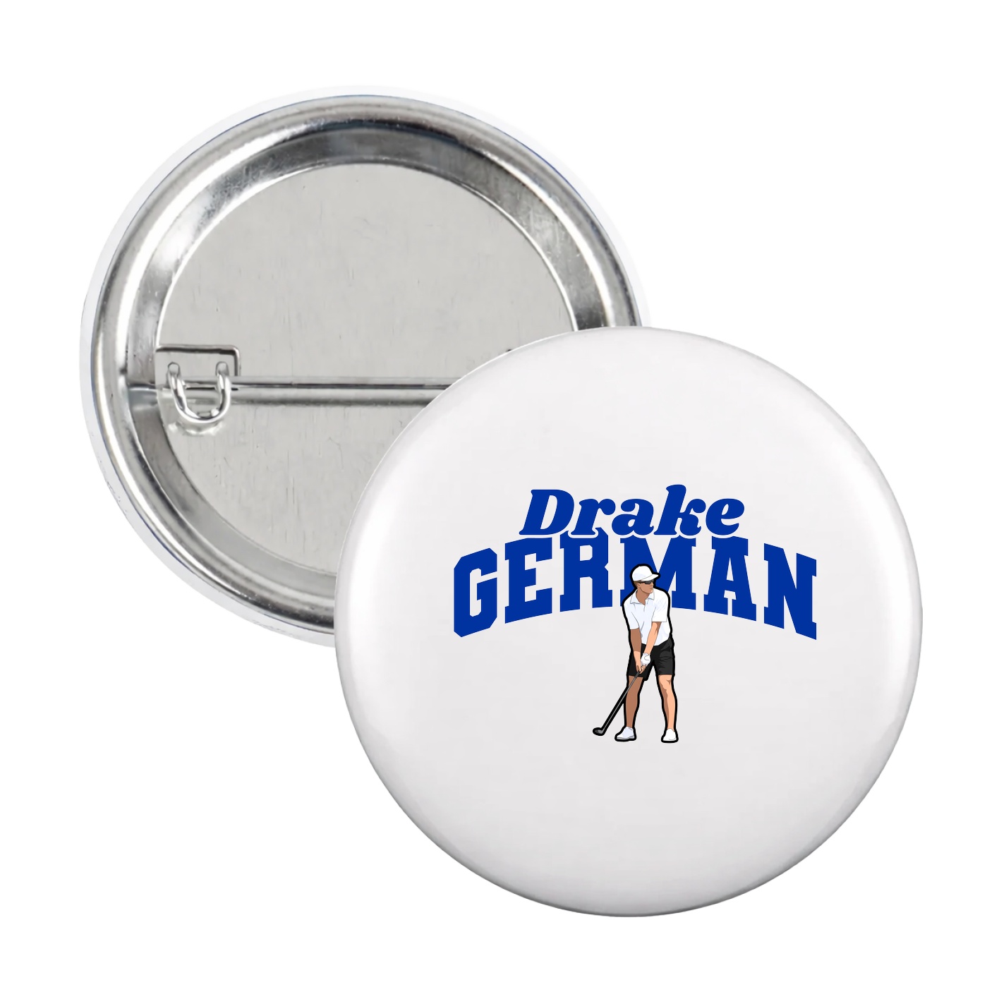 Game Day Button — Signature Arch in White