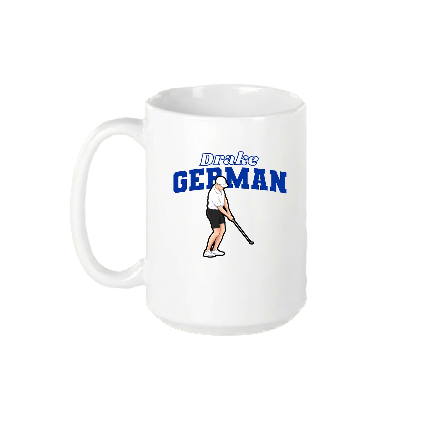 15oz Coffee Mug — Name Arch in White