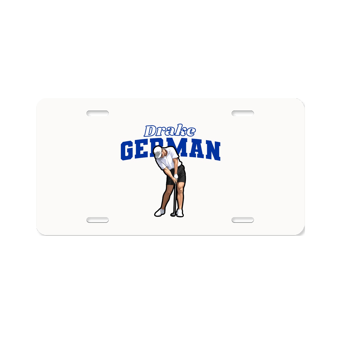 License Plate — Name Arch in Classic