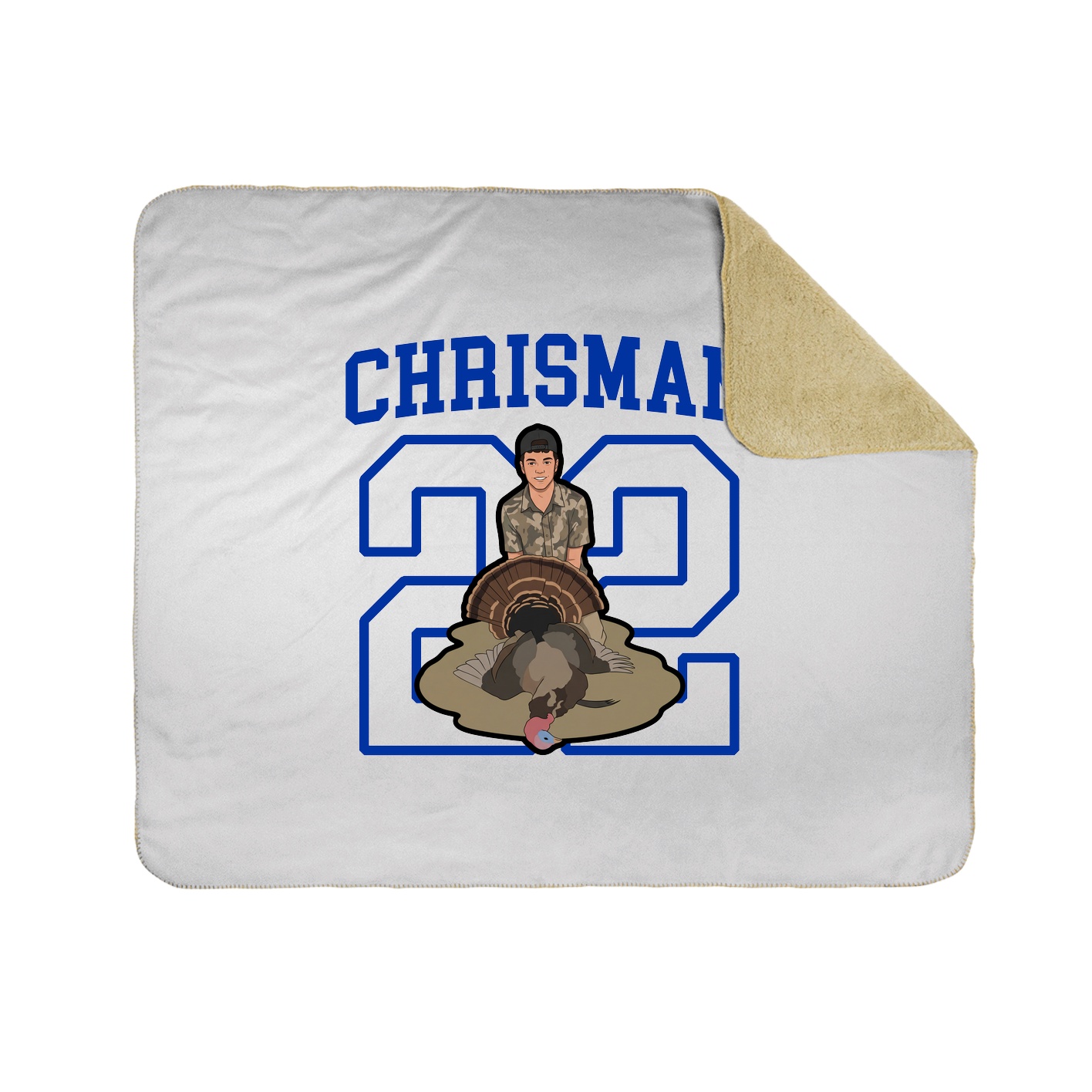 Throw Blanket — Shirsey in White