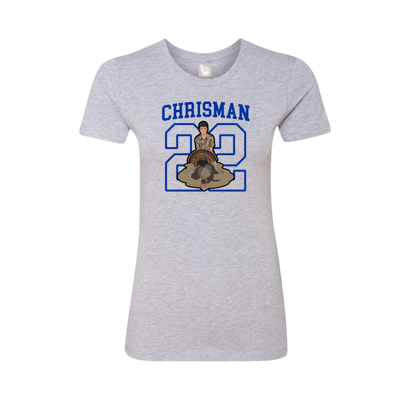 Fitted Women's Tee — Shirsey in Grey