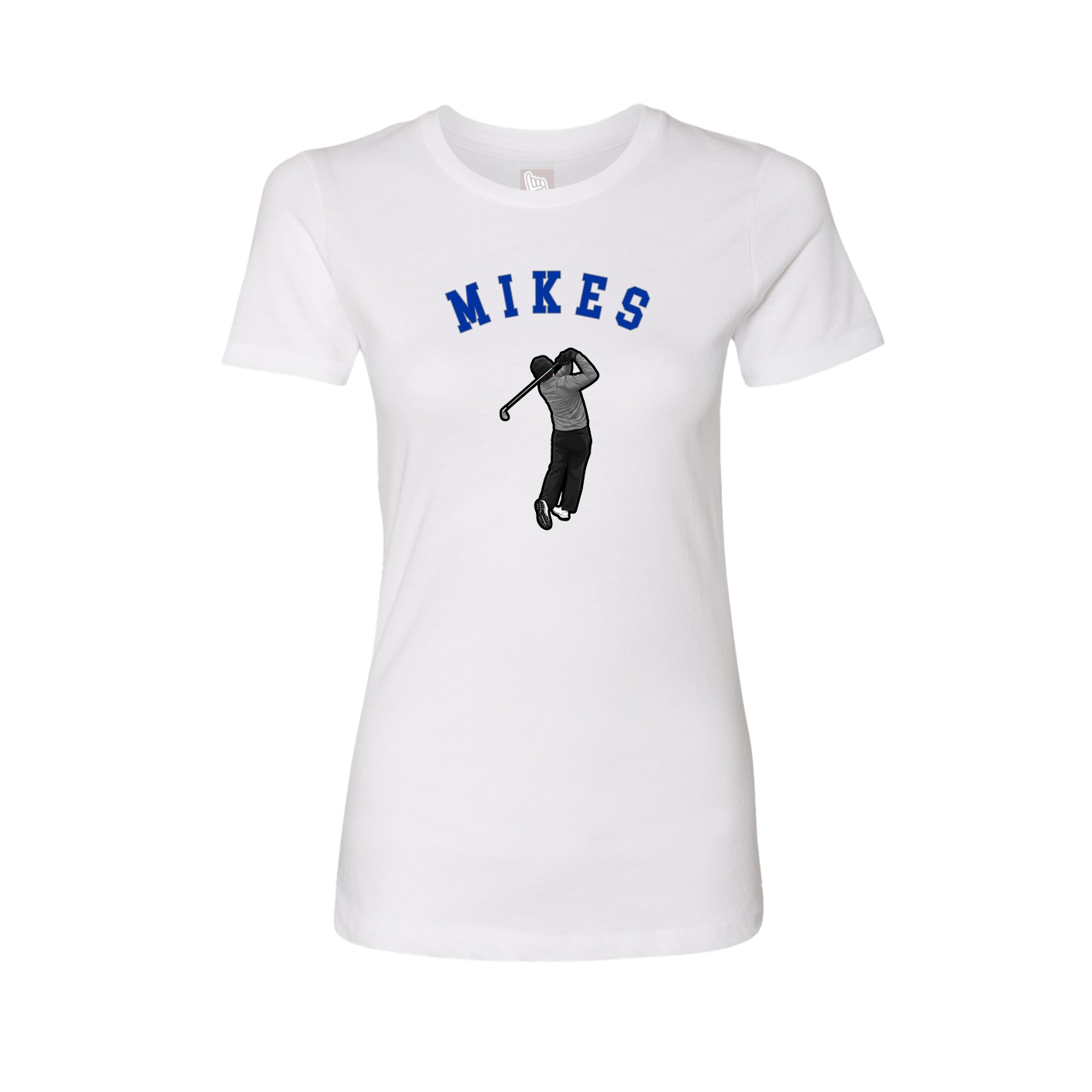 Fitted Women's Tee — Shirsey Arch in White