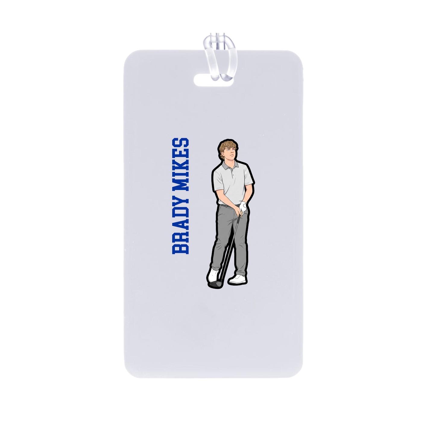 Bag Tag — Name Vertical in Classic